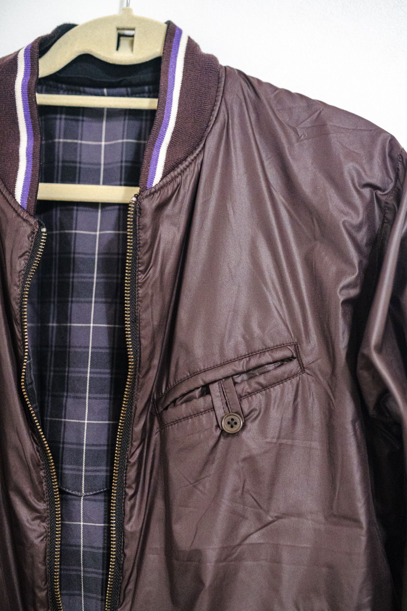 Beams Japan BEAMS Reversible Plaid Blouson Size US L / EU 52-54 / 3 - 8 Thumbnail