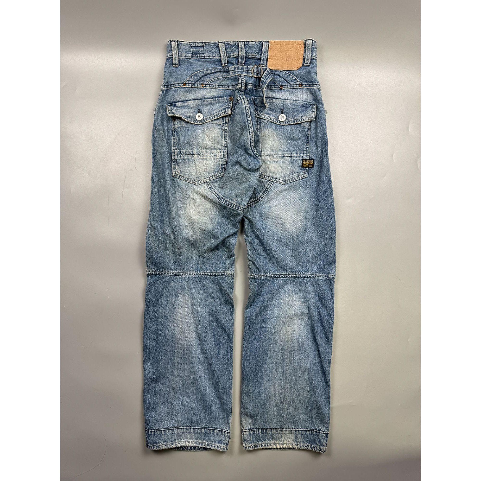 G-Star G-Star Raw Light Wash Denim Jeans Pants (Y1241) Size US 32 / EU 48 - 9 Thumbnail