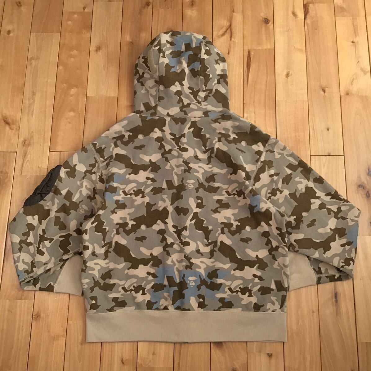 Bape BAPE SAND CAMO MILITARY RELAXED FIT FULL ZIP MASK HOODIE Size US S / EU 44-46 / 1 - 5 Thumbnail