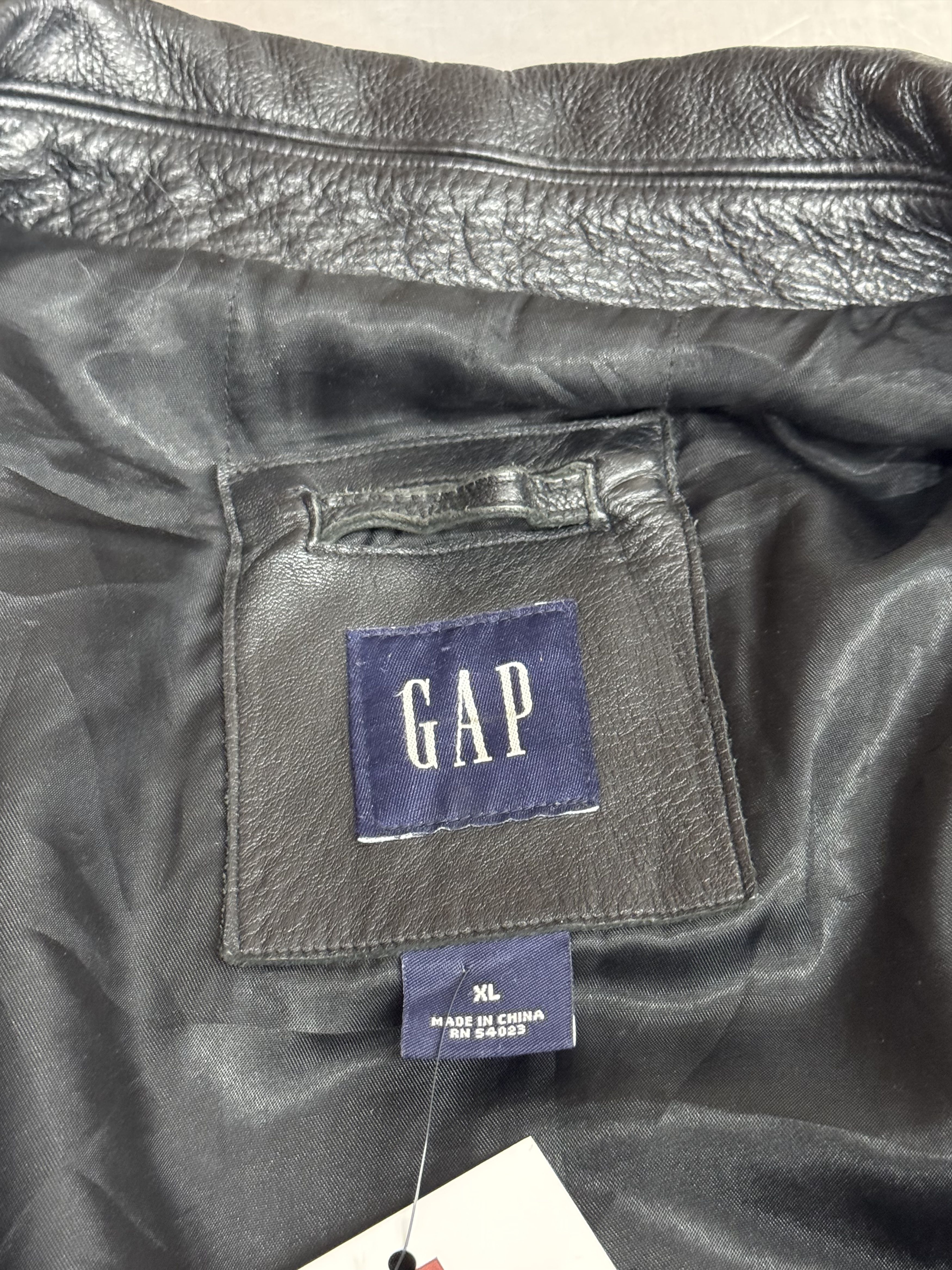 Gap Vintage Leather Jacket Size US XL / EU 56 / 4 - 3 Thumbnail