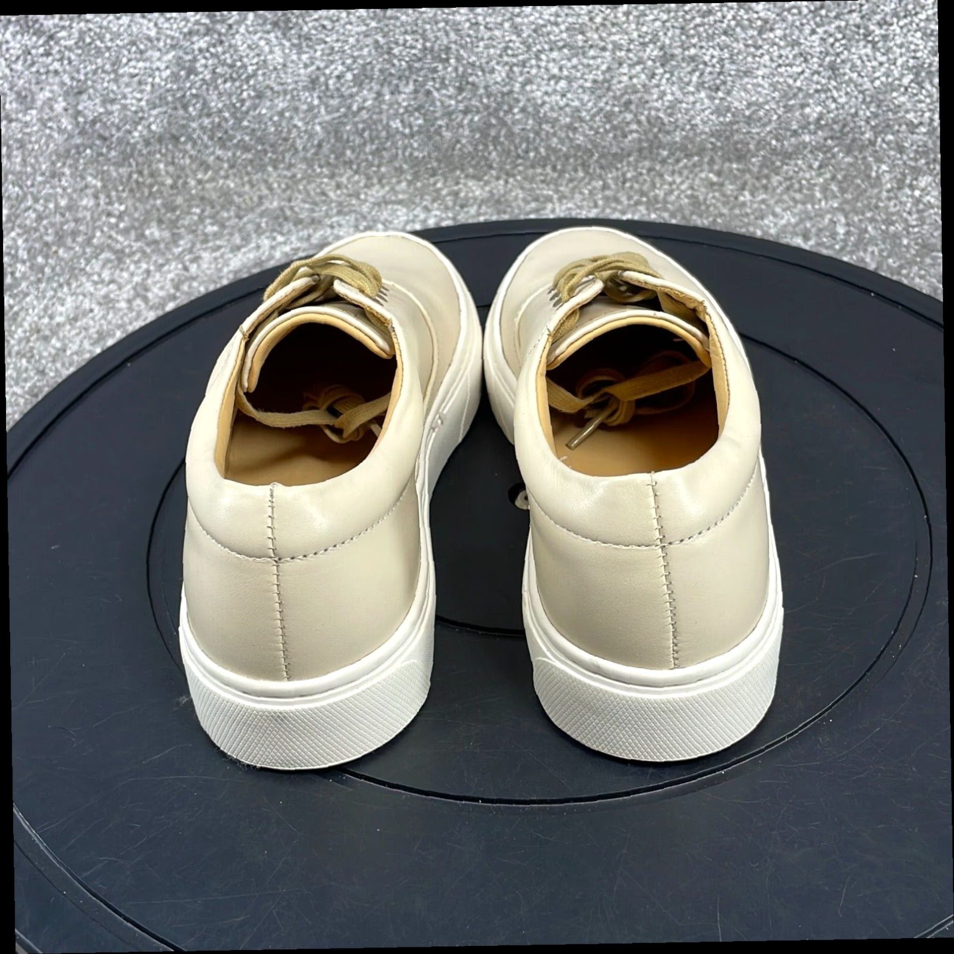 Nisolo Nisolo Elayna Sneaker Womens Size 5 Beige Leather Size US 5 / IT 35 - 7 Thumbnail