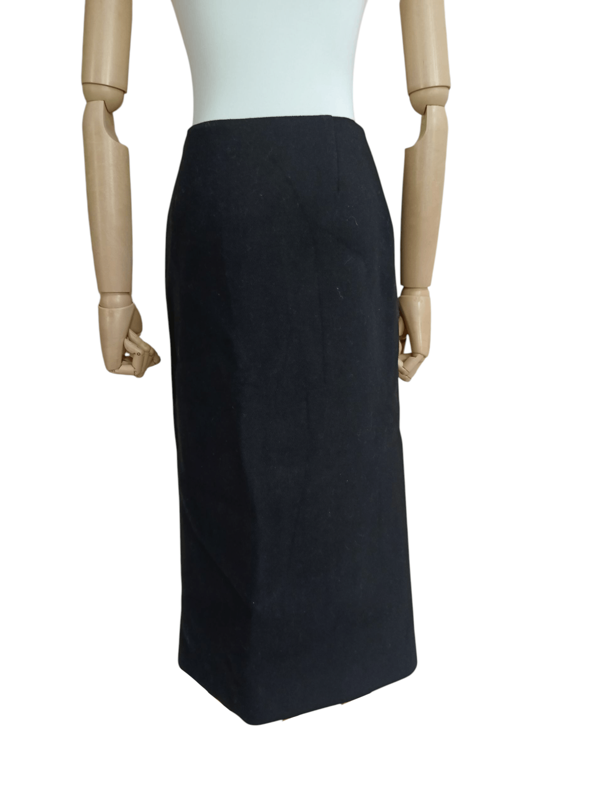Prada PRADA WOOL MIDI LENGTH SKIRT Size 38" / US 16 / IT 52 - 3 Thumbnail