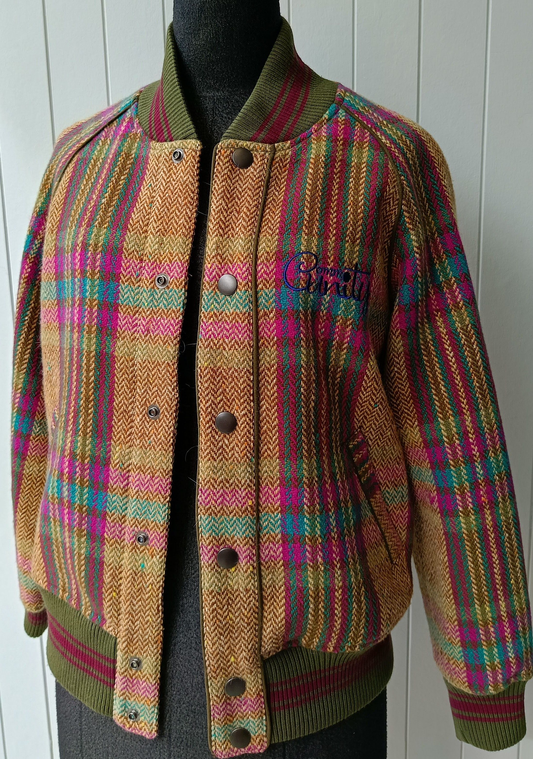 Hysteric Glamour Hysteric Glamour Ozone Community Japan bomber wool jacket Size US XS / EU 42 / 0 - 11 Thumbnail