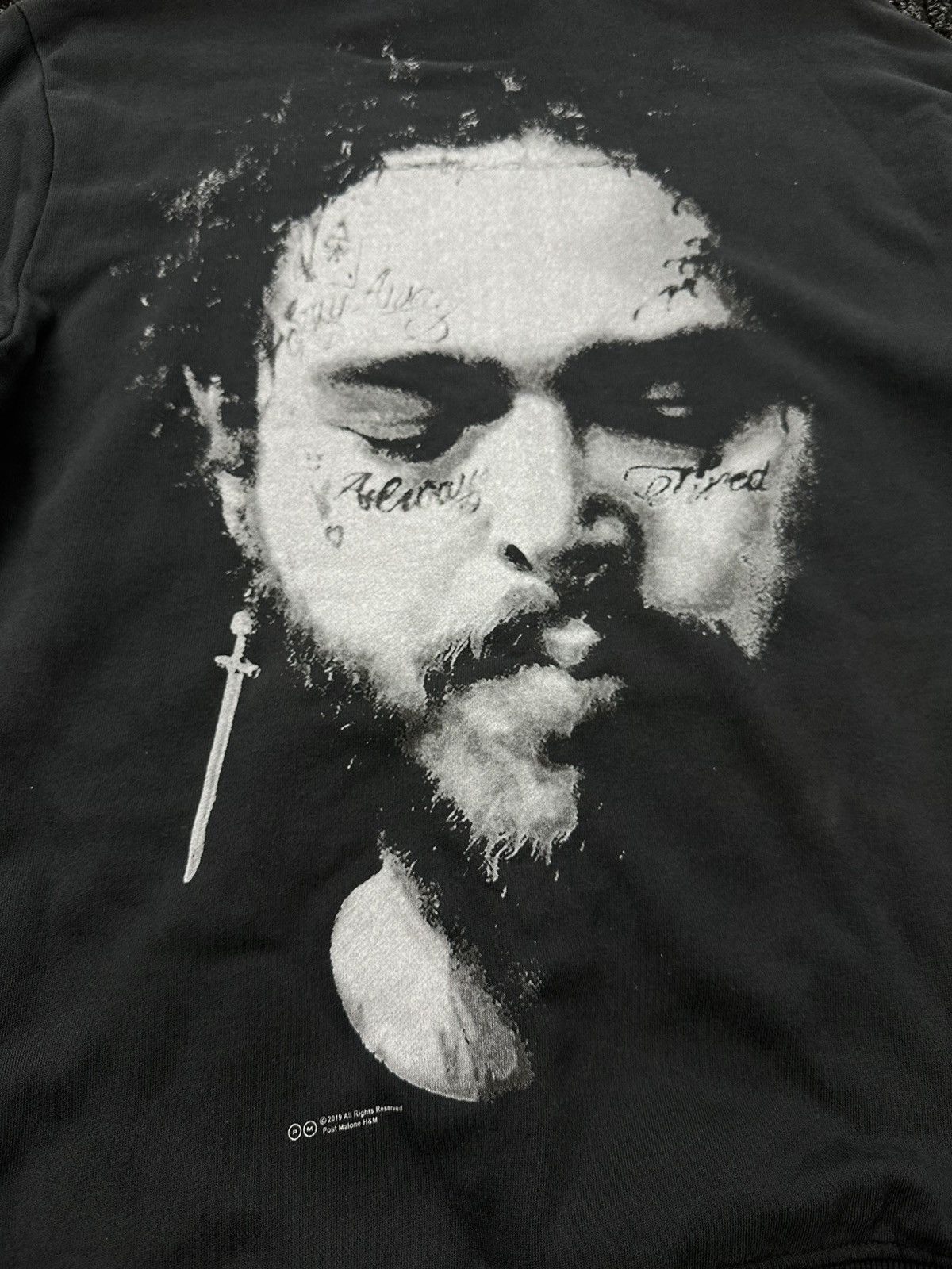 H&M Post Malone x H&M 2019 hoodie Size US M / EU 48-50 / 2 - 6 Thumbnail