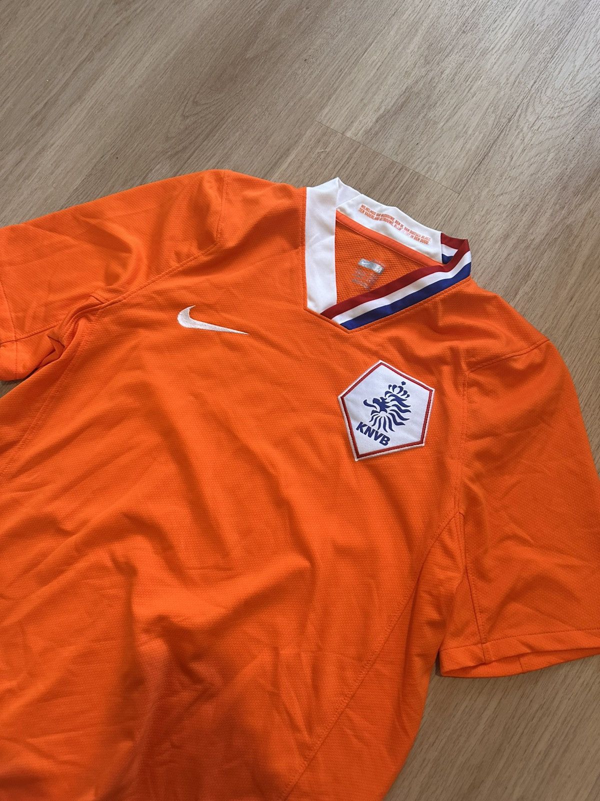 Nike 2008/2010 Nike Netherlands Vintage Soccer Jersey Size US M / EU 48-50 / 2 - 3 Thumbnail