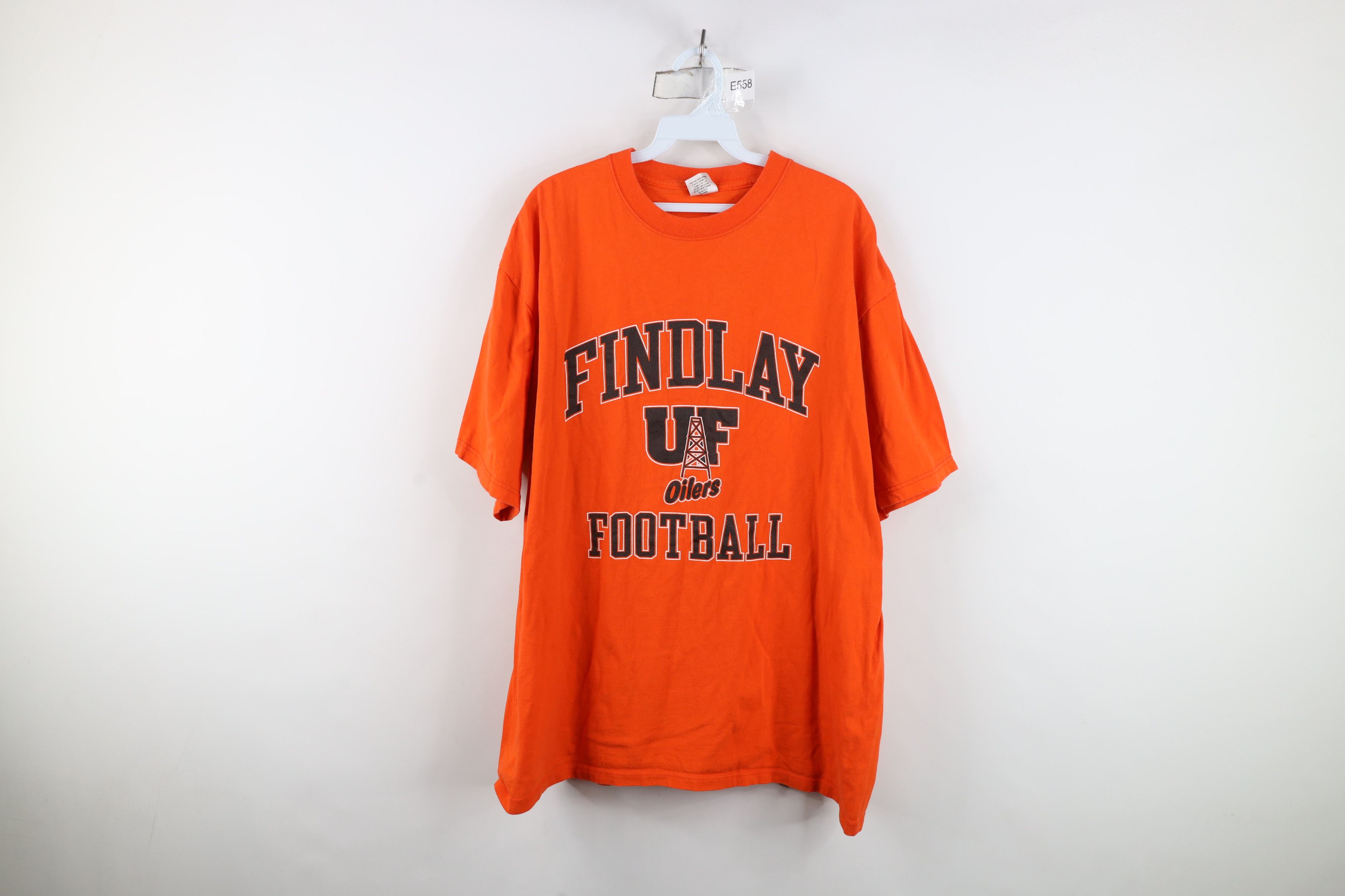 Vintage Vintage 90s University of Findlay Short Sleeve T-Shirt Size US XL / EU 56 / 4 - 1 Thumbnail