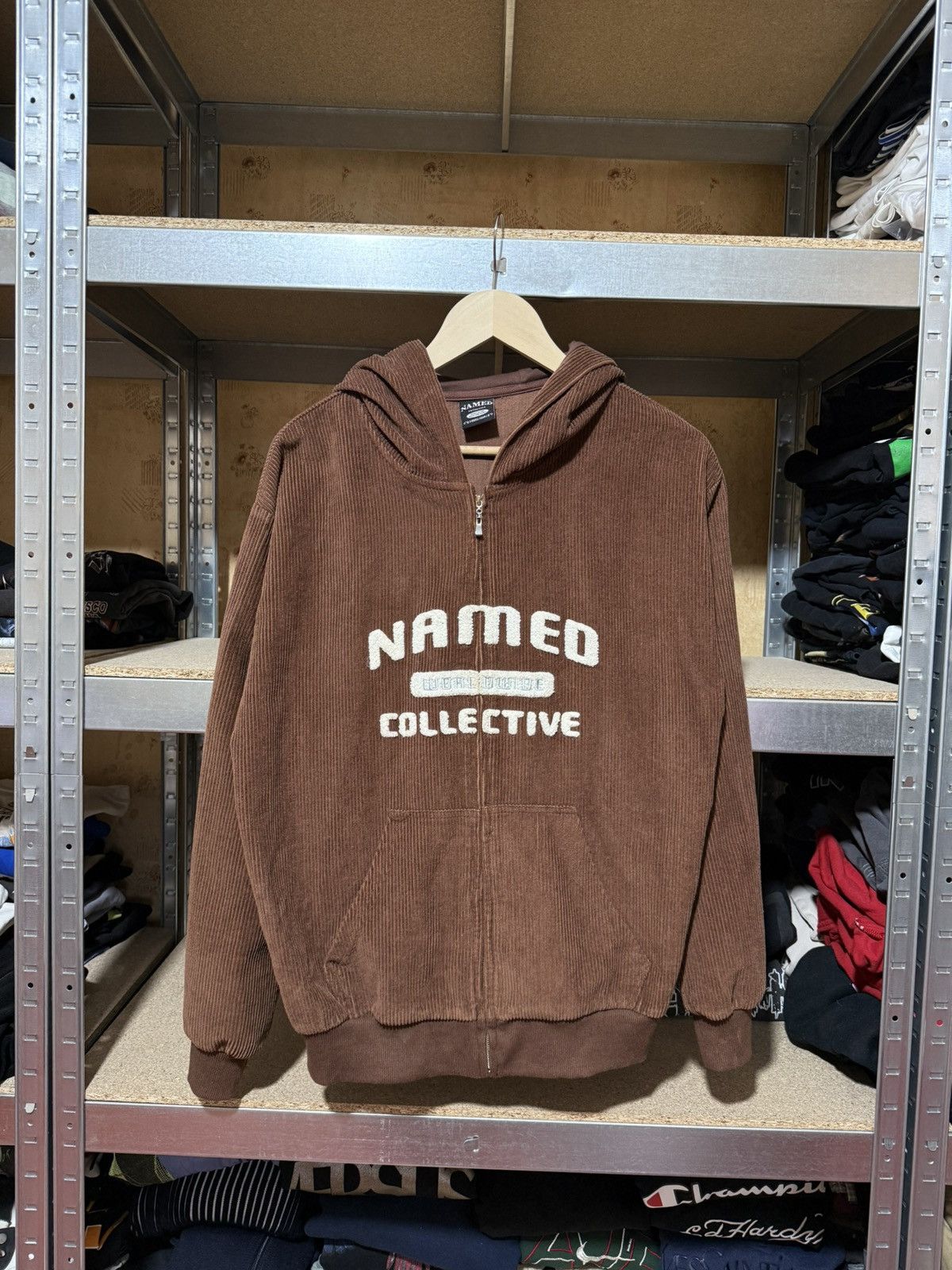Designer × Named Collective Archive Cord Named Collective Worldwide Zip Oversize Hoodie Size XL / US 12-14 / IT 48-50 - 1 Thumbnail