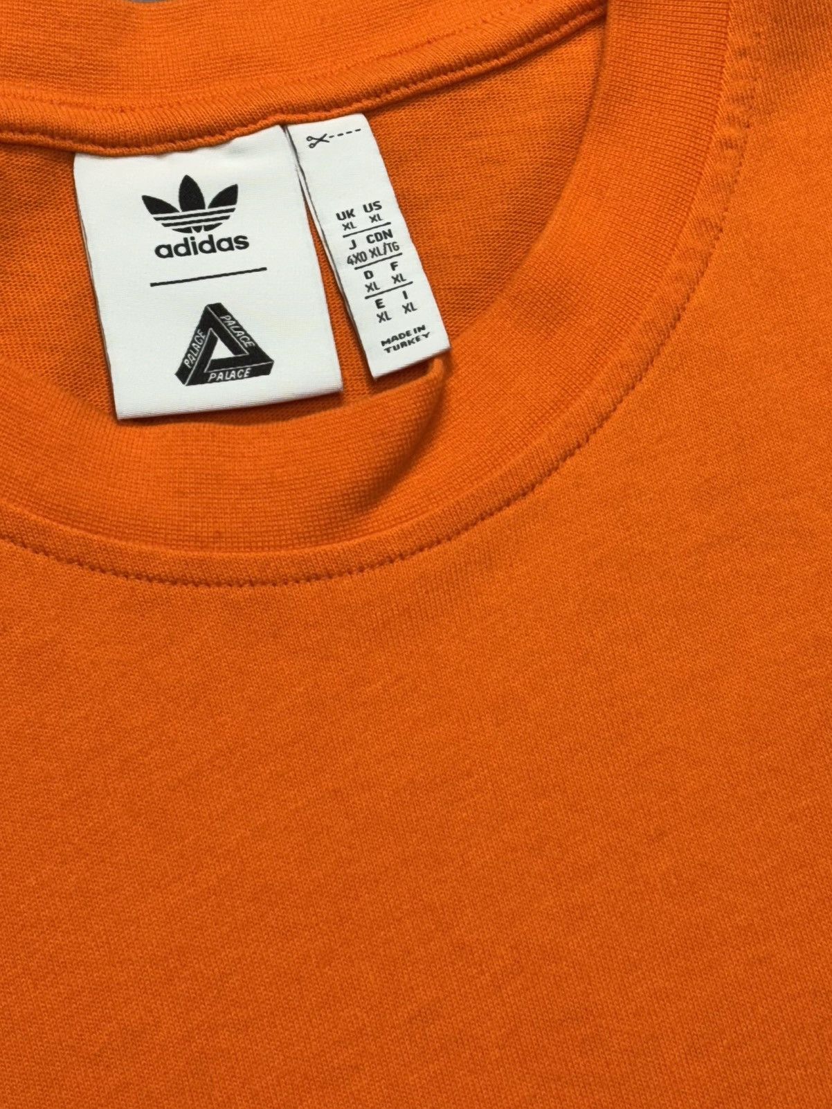 Adidas × Palace Palace x Adidas Nature Tee Orange Size US XL / EU 56 / 4 - 3 Thumbnail