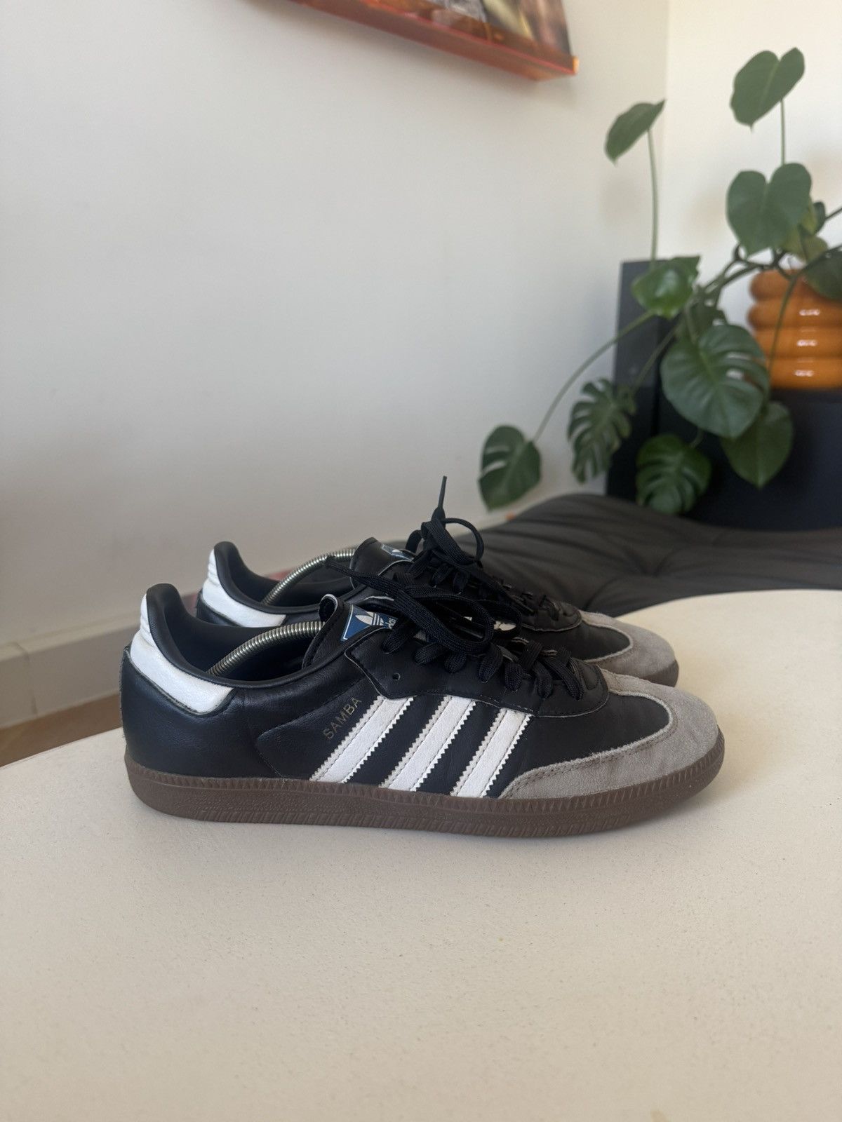 Adidas Samba Og Low Sneakers Casual Rare Black Gray Hype