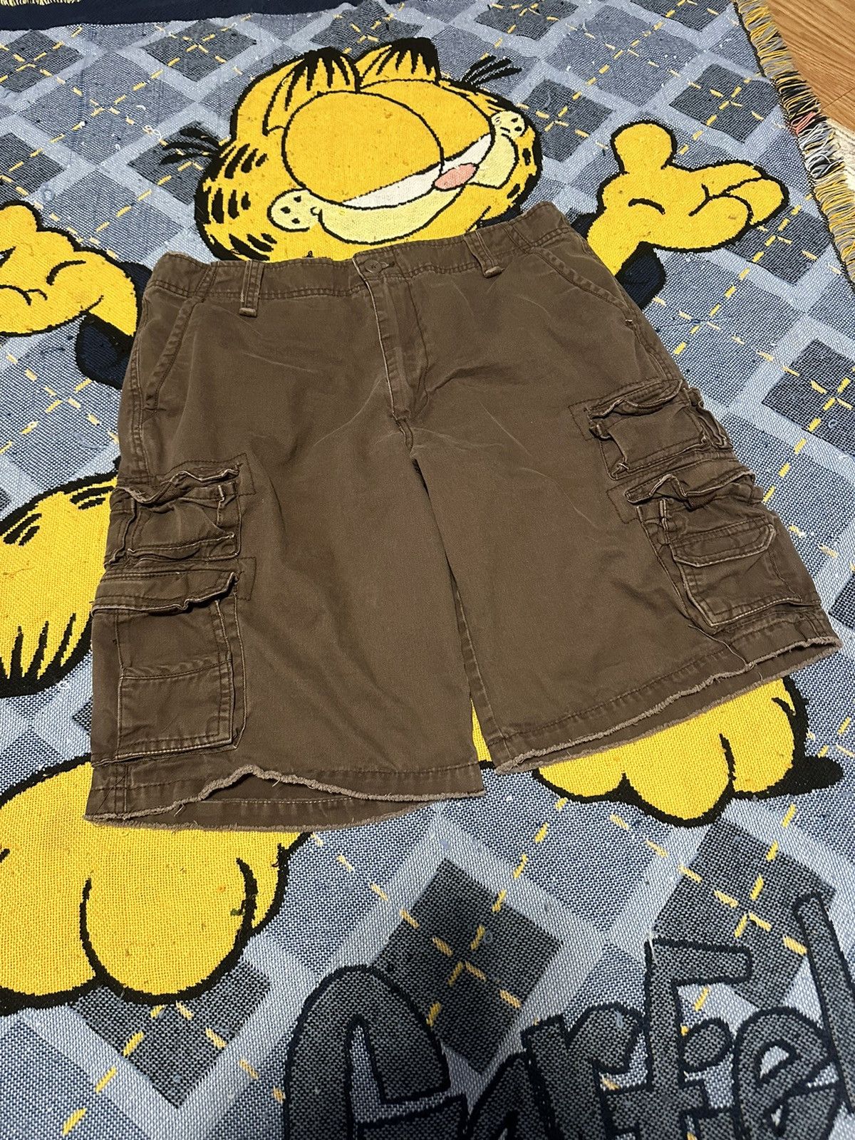 JNCO Vintage Y2K Plugg Cargo Shorts Size US 36 / EU 52 - 2 Thumbnail