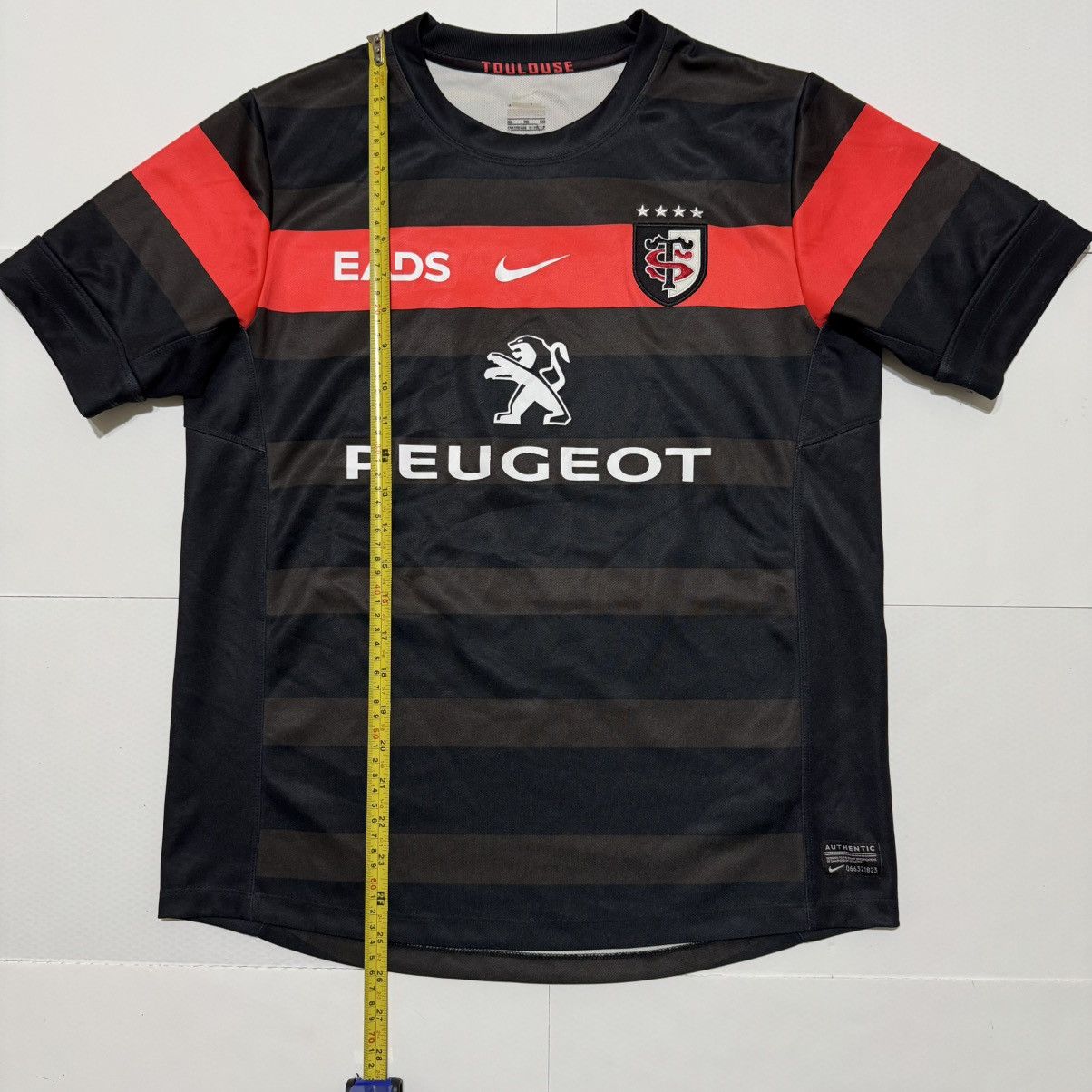 Nike Nike Rare Stade Toulousain Toulouse Rugby 12/13 Home Jersey Size US M / EU 48-50 / 2 - 2 Thumbnail