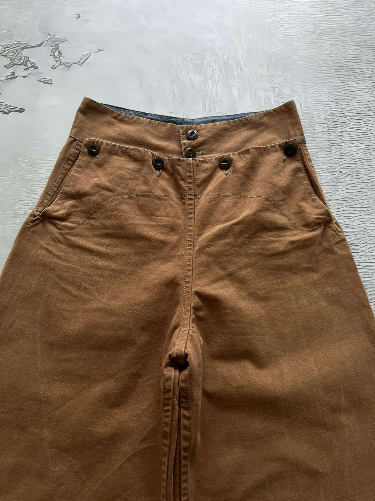Scarti-Lab Scarti-Lab Mediterranean Manufactures Brown Pants Size US 27 - 4 Thumbnail