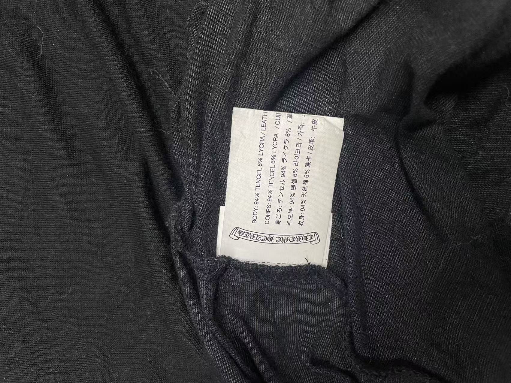 Chrome Hearts Chrome Hearts Leather Cross Black Long Sleeve T-shirt Tee Size S / US 4 / IT 40 - 8 Thumbnail
