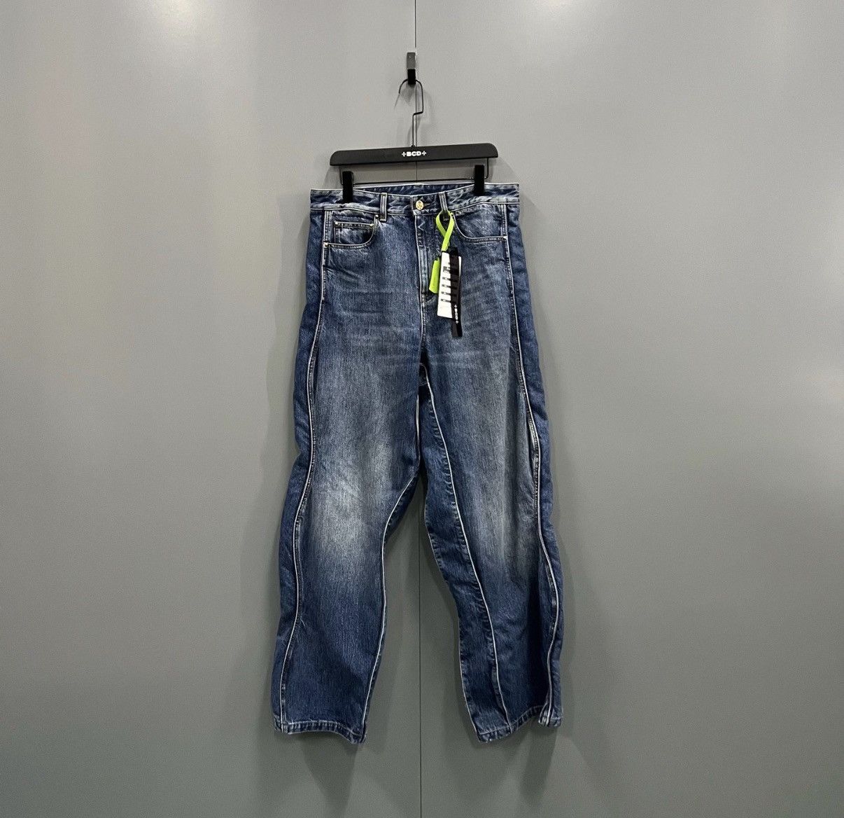 Louis Vuitton Louis Vuitton Washed Wavy Denim Trousers Jeans | Grailed