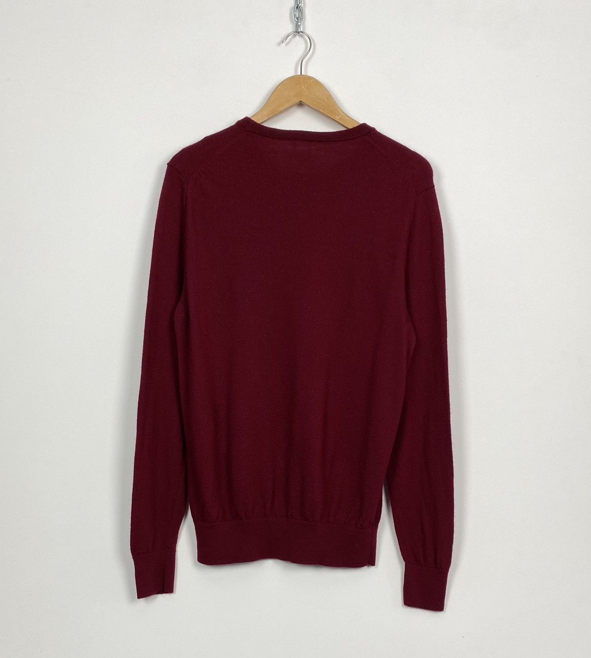 Wolford John Lewis 100% Merino Wool knit Jumper Sweater Size L Red Size US L / EU 52-54 / 3 - 7 Thumbnail