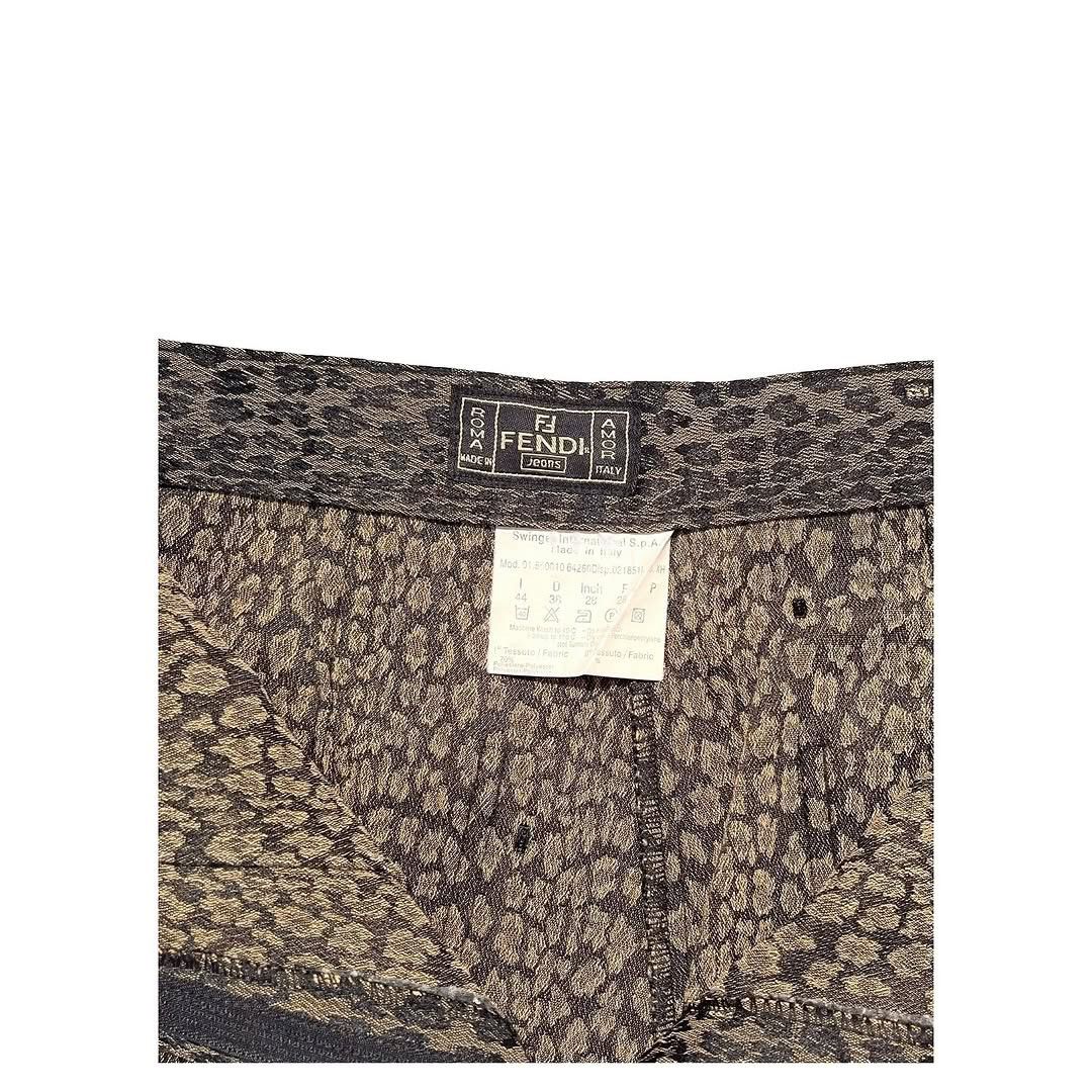 Fendi Vintage FENDI Leopard Pants Size 30" / US 8 / IT 44 - 7 Thumbnail