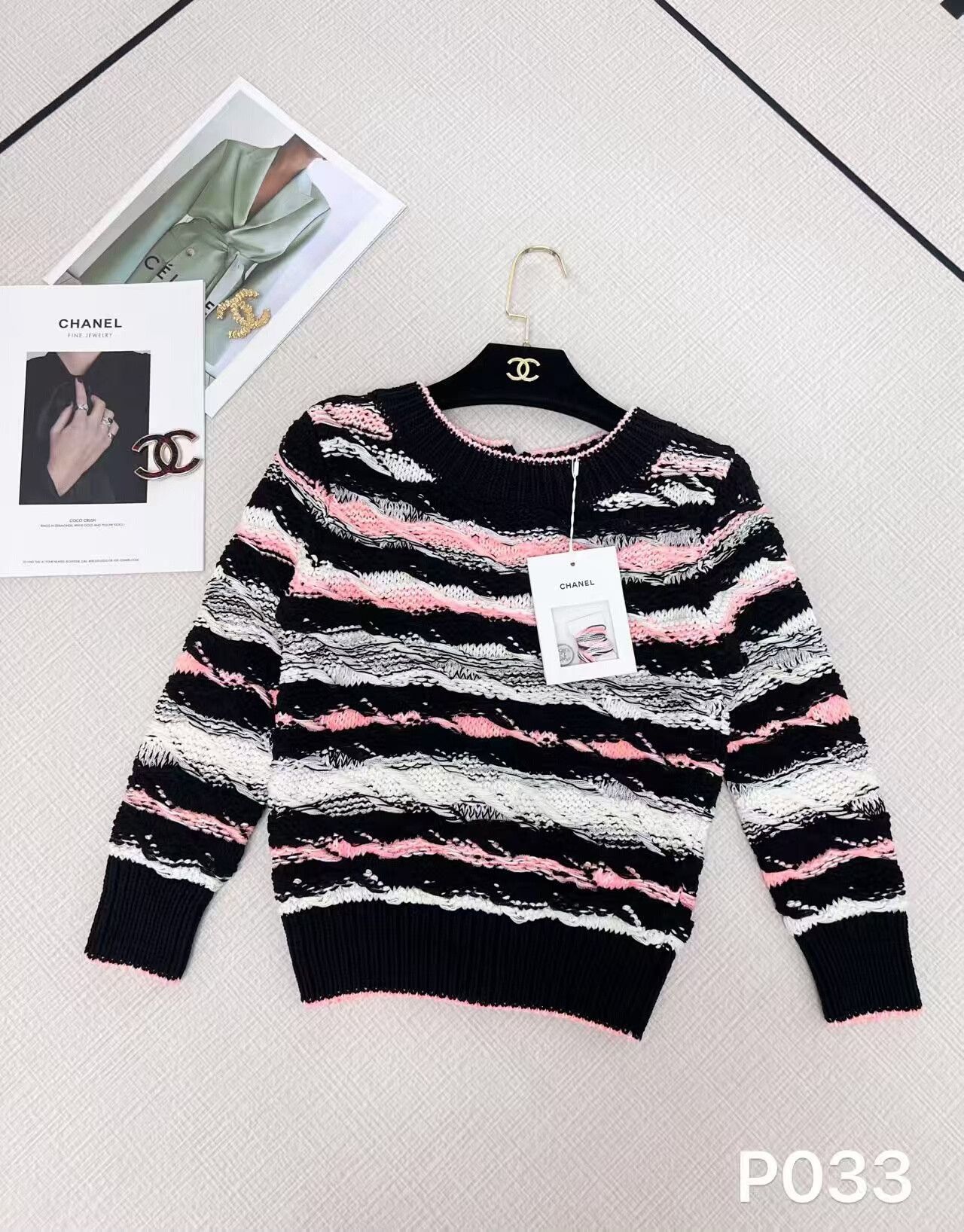Chanel Chanel Color-Blocked Knit Cardigan Sweater Size XS / US 0-2 / IT 36-38 - 1 Thumbnail