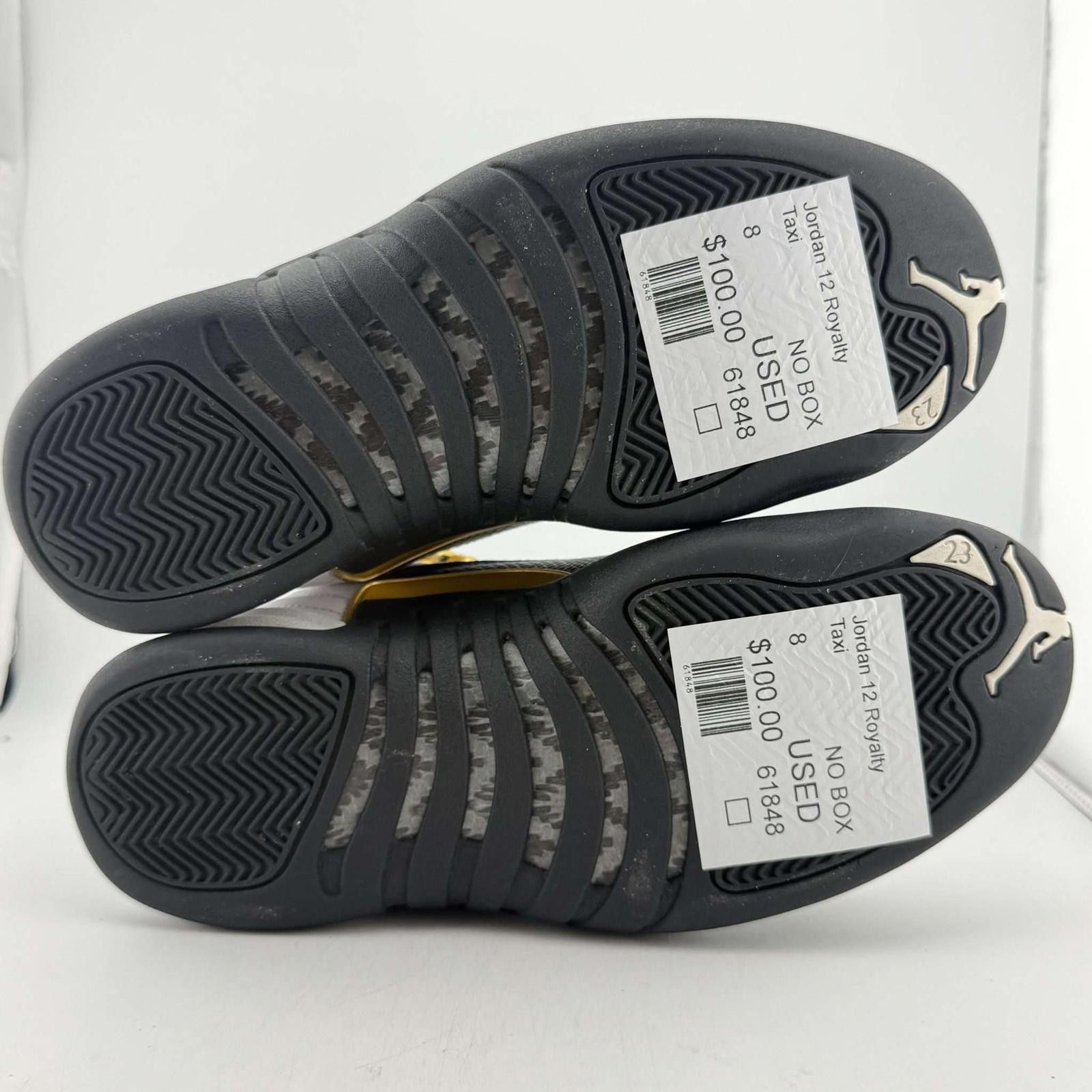 Jordan Brand Jordan 12 Royalty Taxi 8 Used No Box CT8013-170 Size US 8 / EU 41 - 6 Thumbnail