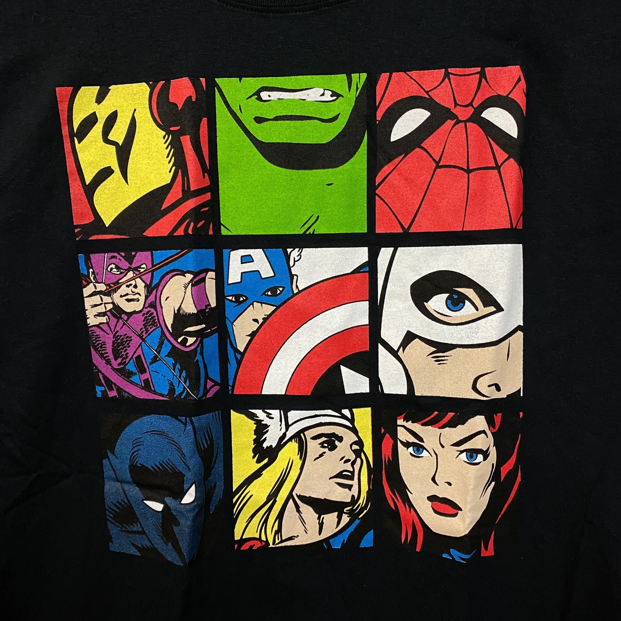 Marvel Comics The Avengers Superhero Close-Up Tiles Marvel Comics Tee L Size US L / EU 52-54 / 3 - 2 Thumbnail