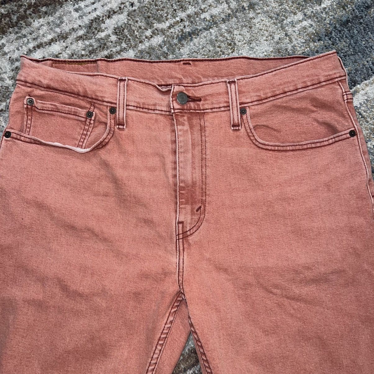 Levi's NEW Levi’s Washed Red Denim Shorts Size US 36 / EU 52 - 4 Thumbnail