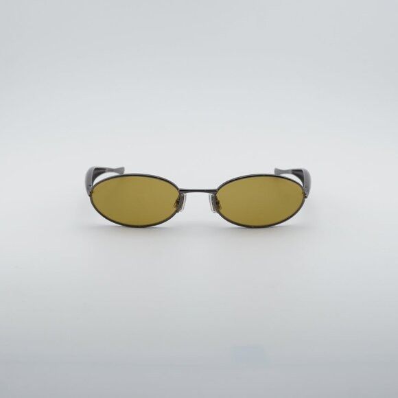 Bottega Veneta Bottega Veneta BV1386S 002 Sunglasses Dark Ruthenium Oval Size ONE SIZE - 2 Thumbnail