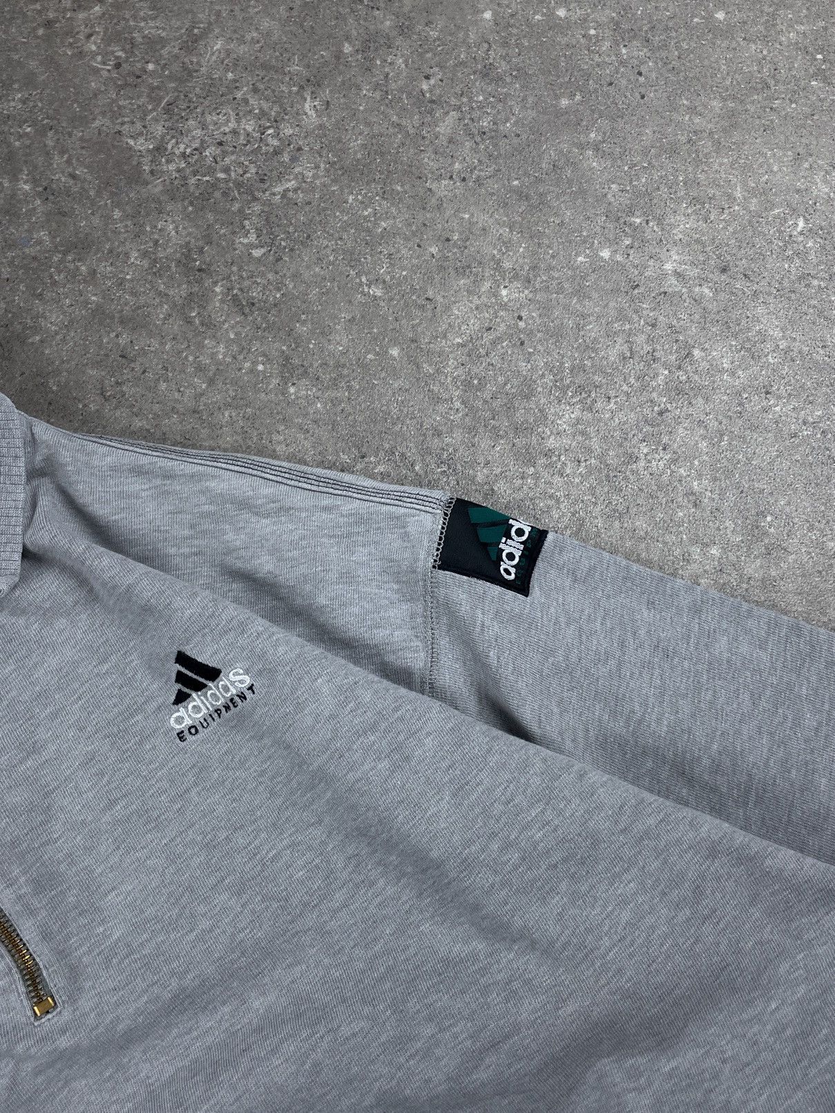 Adidas Adidas equipment half-zip Vintage sweatshirt Size US M / EU 48-50 / 2 - 2 Thumbnail