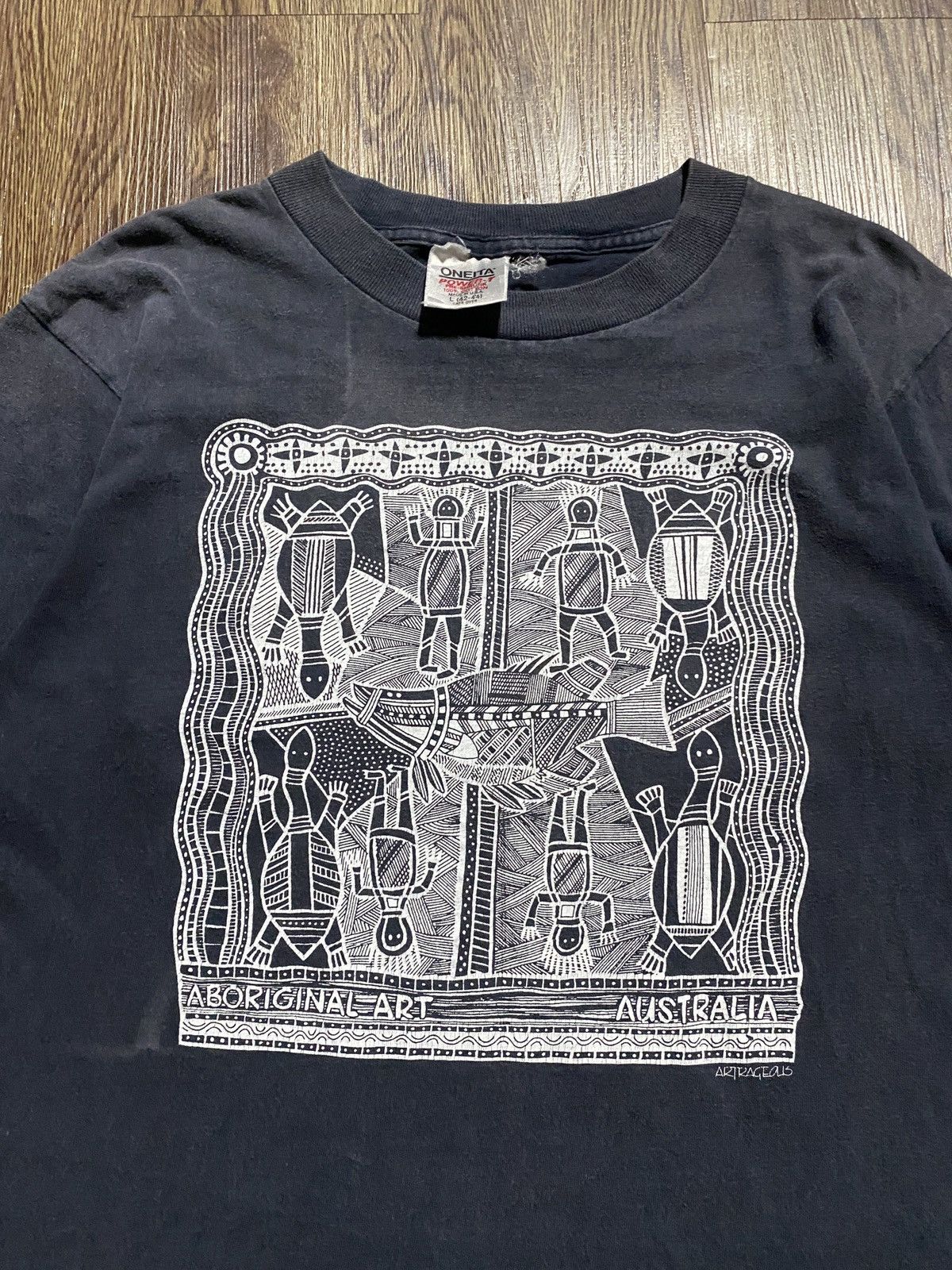 Vintage Aboriginal Art Australia vintage 90’s Size US M / EU 48-50 / 2 - 2 Thumbnail