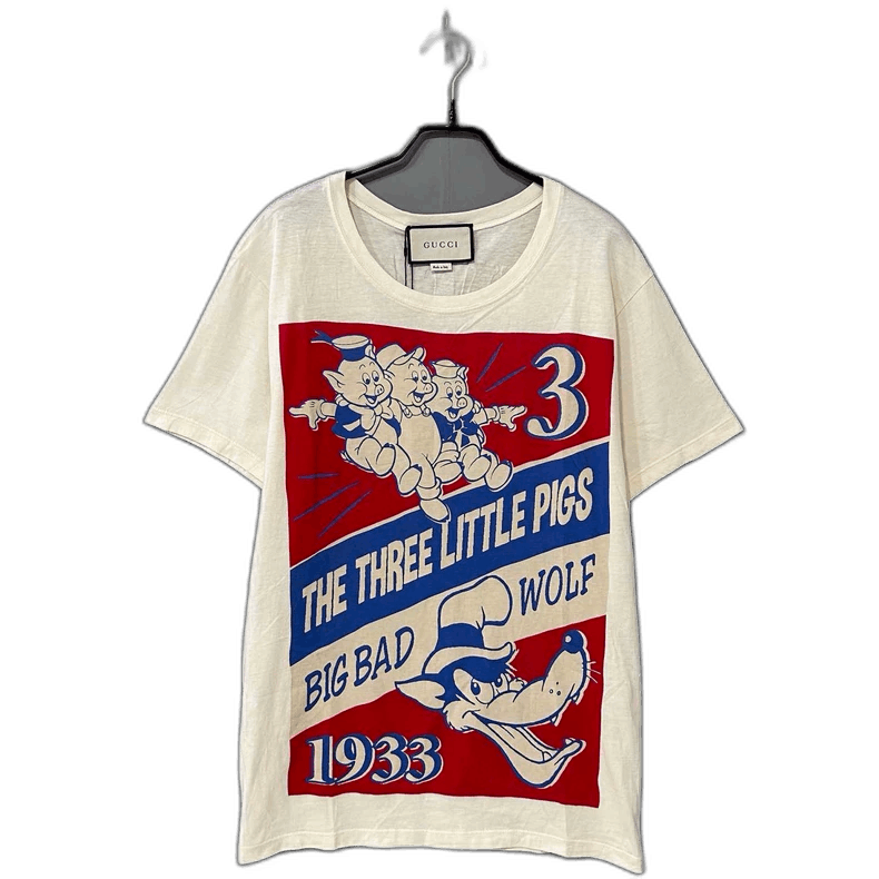Gucci Gucci Three Little Pigs Graphic Short Sleeve Tee-2505 Size S / US 4 / IT 40 - 1 Thumbnail