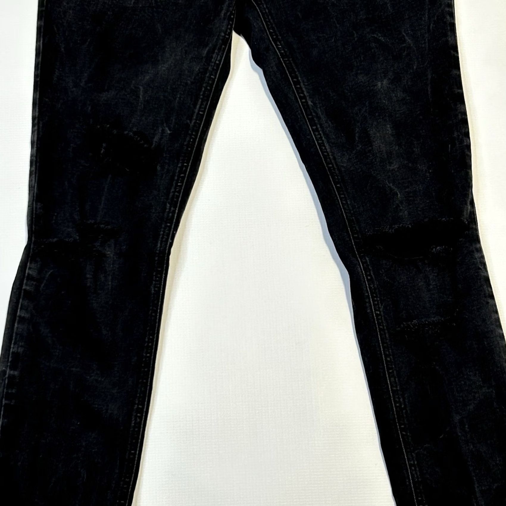 Pacsun Pacsun Stacked Skinny Jeans Mens 30x32 Black Denim Mid Rise Zip Jeans Regular Fit 5-Pocket Design Biker Grunge Hipster Vintage: No Mens Size US 30 / EU 46 - 4 Thumbnail