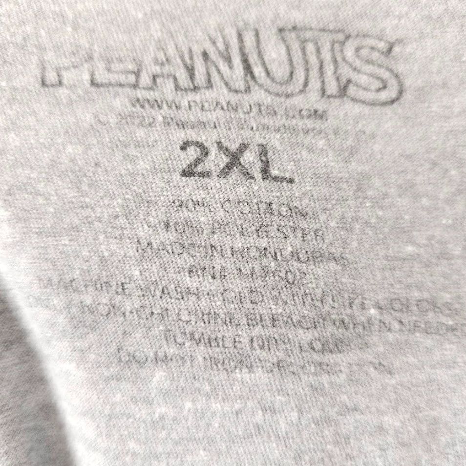 Peanuts Snoopy T Shirt Mens 2XL Gray Peanuts Id Rather Be Sleeping Comic Strip Shirt Mens 2XL Gray Snoopy Peanuts Cartoon Size US XXL / EU 58 / 5 - 6 Thumbnail