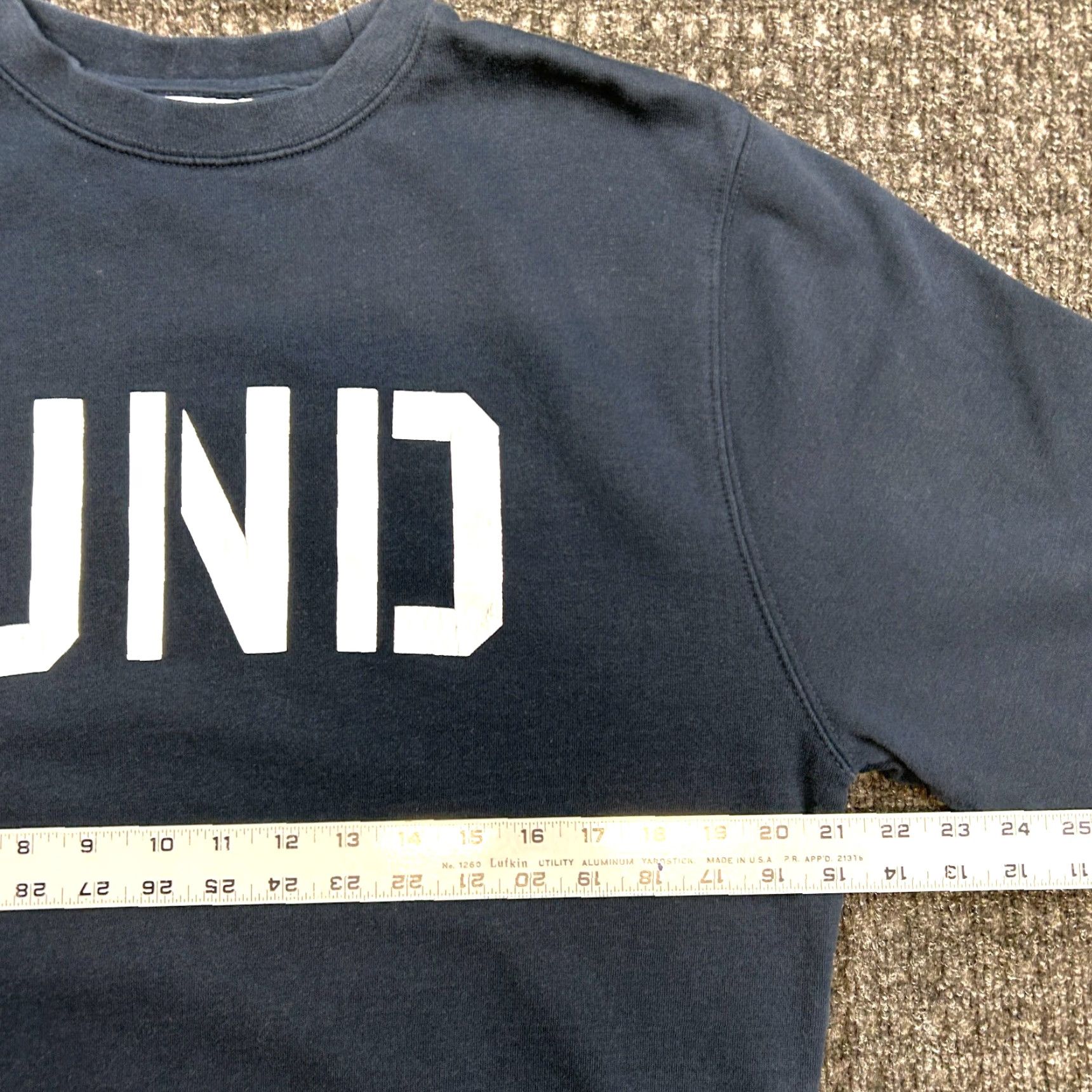 Undefeated VINTAGE Undefeated Sweatshirt Crewneck L Blue USA Men Graphic Print Logo Pullover Comfort Cotton Polyester Fleece Size US L / EU 52-54 / 3 - 6 Thumbnail