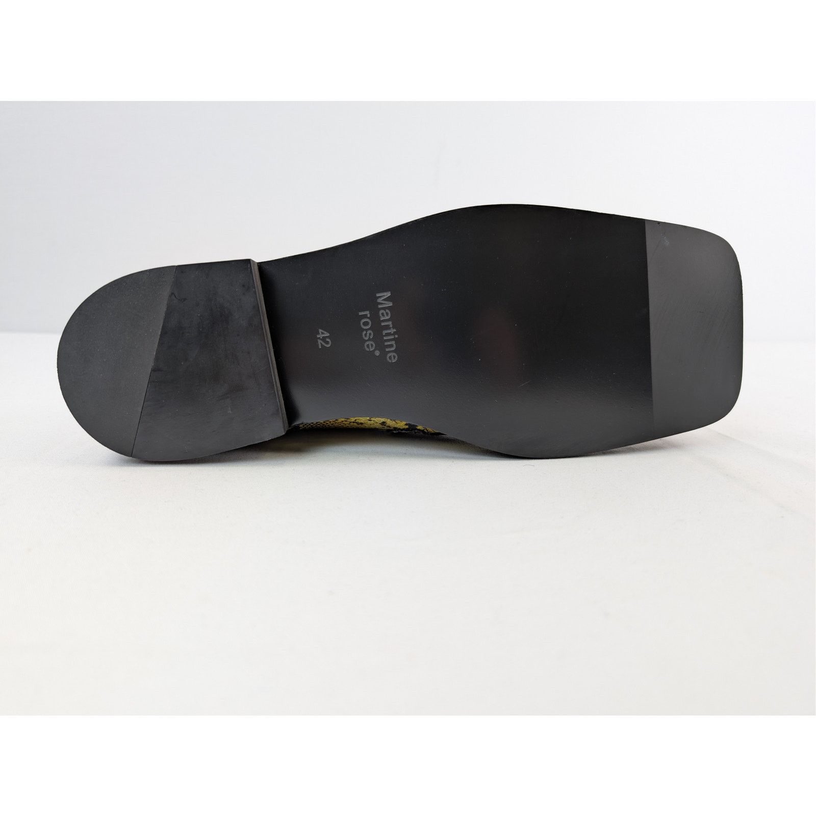 Martine Rose o1rshd1 Embossed Leather Square Toe Loafers in Yellow Size US 9 / EU 42 - 12 Thumbnail