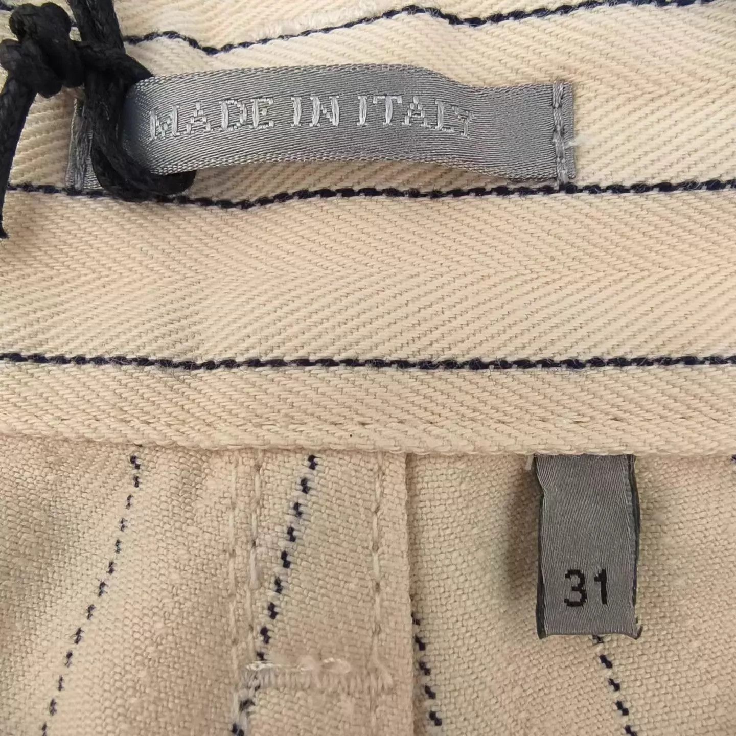Dior Dior Striped Embroidered Logo Cargo Shorts 31 Size US 31 - 3 Thumbnail