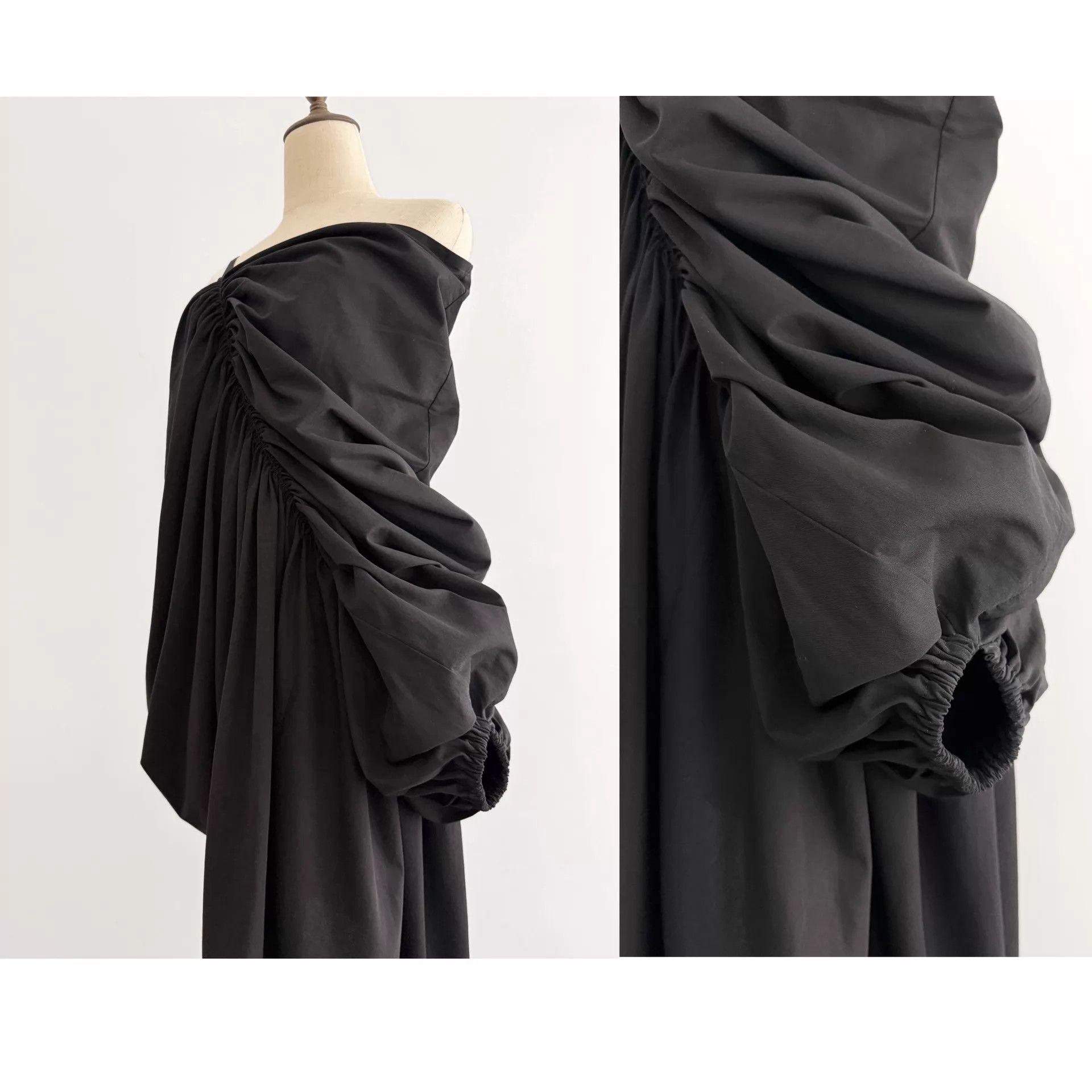 Limi Feu Limi feu Irregular Gathered Spaghetti Strap Dress Size S / US 4 / IT 40 - 8 Thumbnail