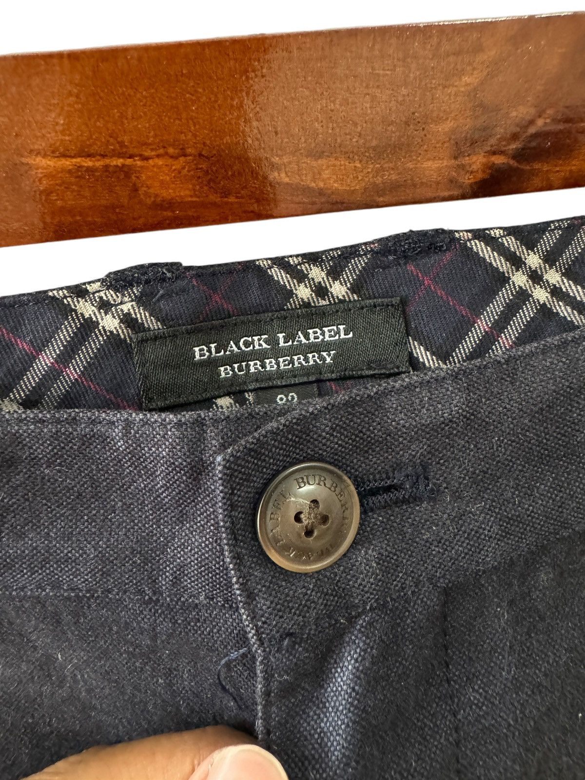 Burberry Vintage Burberrys Trousers Casual Pants 1990s Size US 35 - 5 Thumbnail