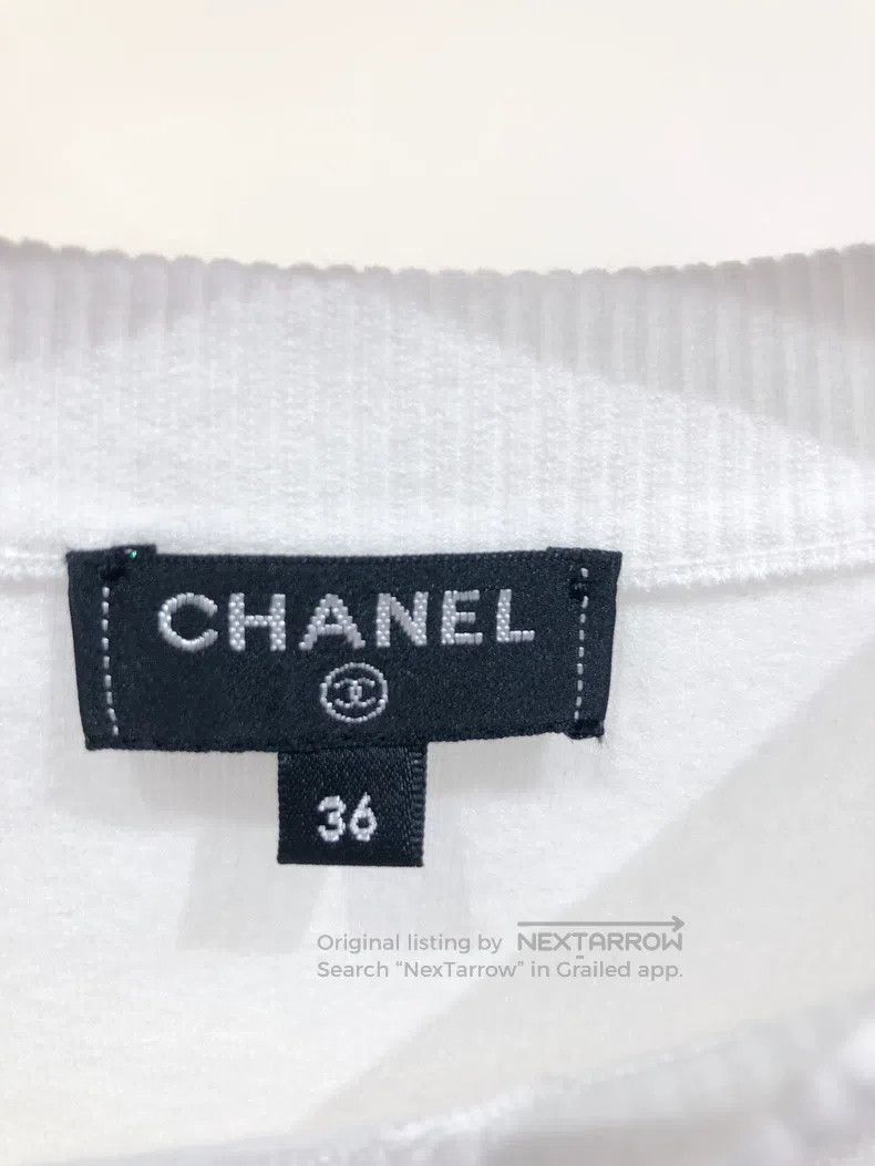 Chanel Chanel Water Drop Short Sleeve Size XS / US 0-2 / IT 36-38 - 5 Thumbnail