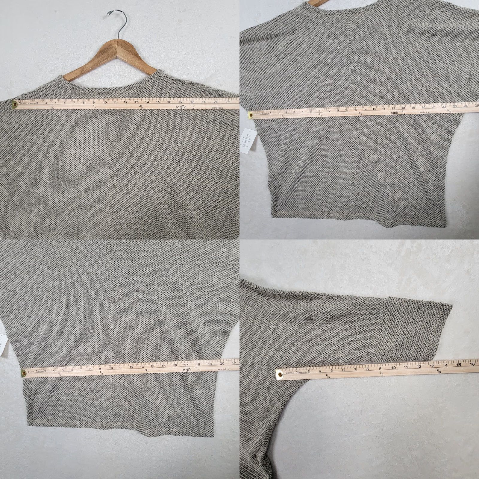 Vintage Women's Retrology Long Sleeve Sweater Size Large Oatmeal Combo Size L / US 10 / IT 46 - 8 Thumbnail