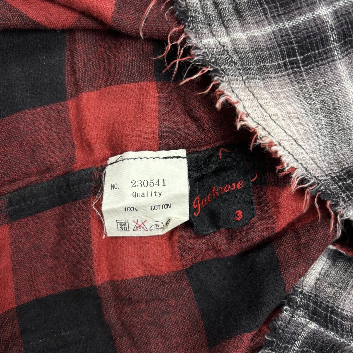 JACKROSE 2000s Jackrose - Distressed Western Flannel Shirt Size US M / EU 48-50 / 2 - 9 Thumbnail