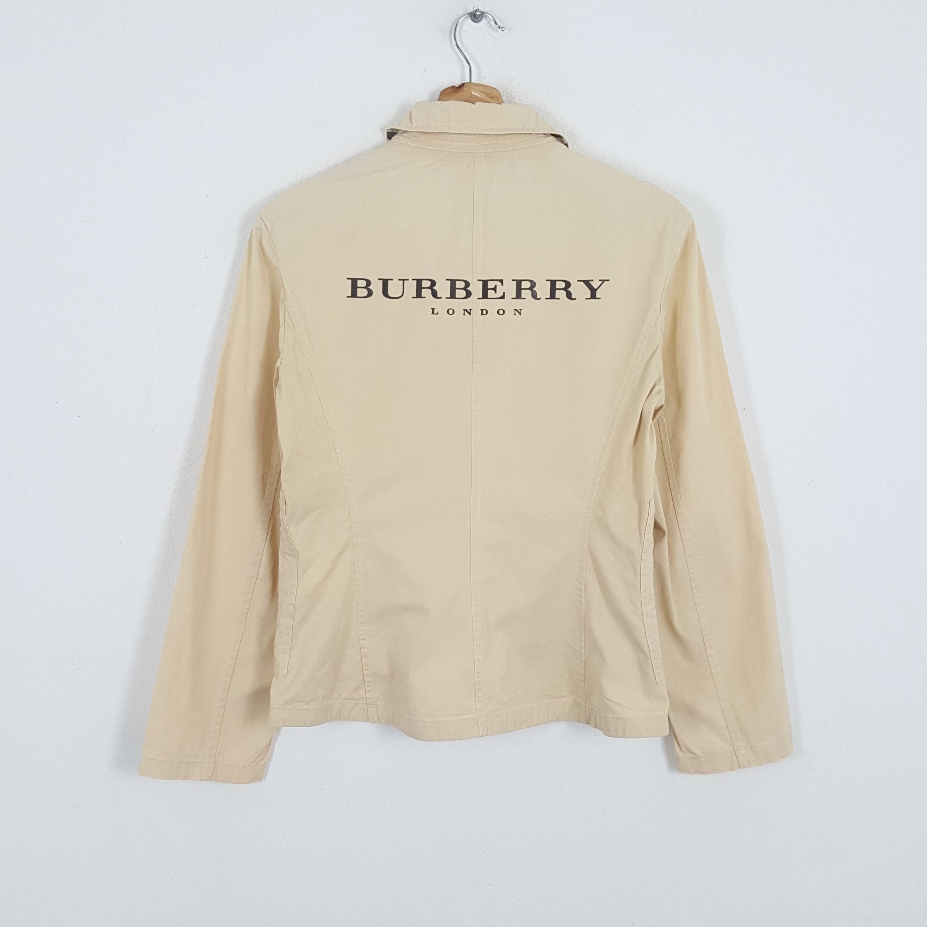 Burberry × Vintage Vintage BURBERRY LONDON Fashion Brand Jacket Size S / US 4 / IT 40 - 1 Thumbnail