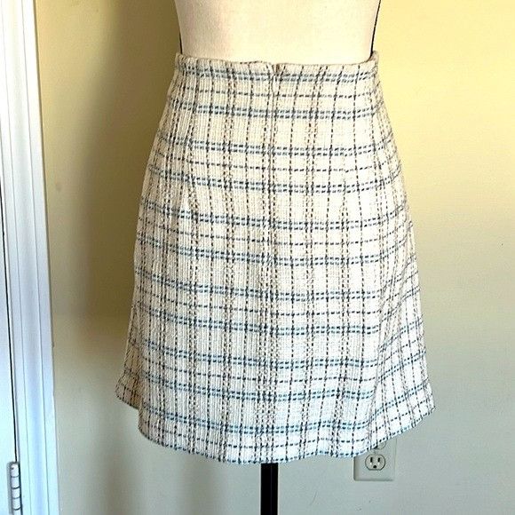 Veronica Beard Veronica Beard Roman Checked Tweed Skirt Size 36" / US 14 / IT 50 - 6 Thumbnail