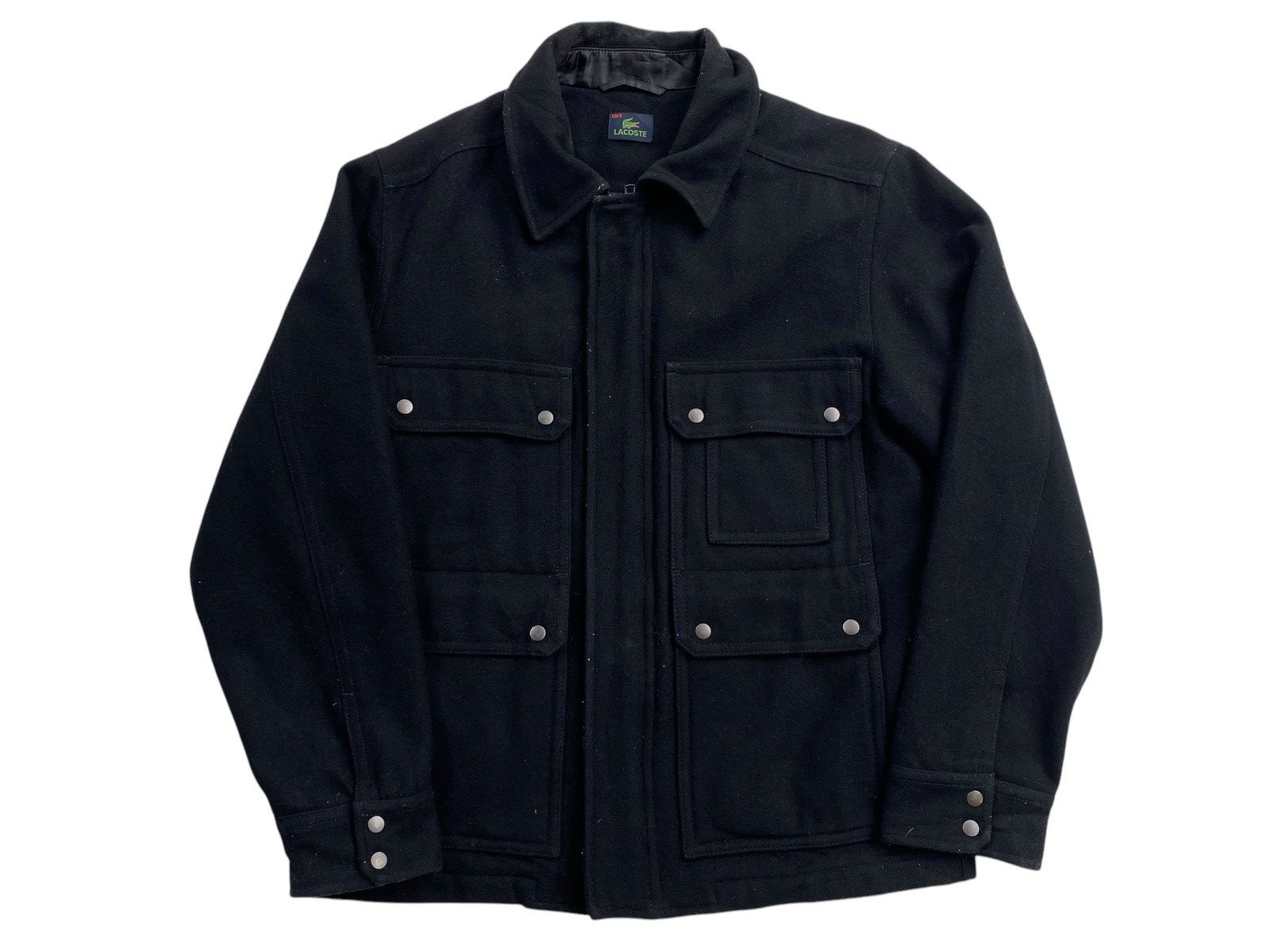 Lacoste × Streetwear Lacoste Wool Jacket Mackinaw Style | Grailed
