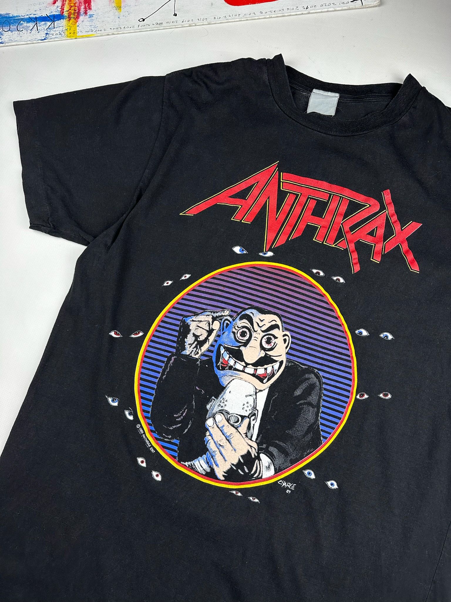 Band Tees Vintage Anthrax T Shirt Size US M / EU 48-50 / 2 - 7 Thumbnail