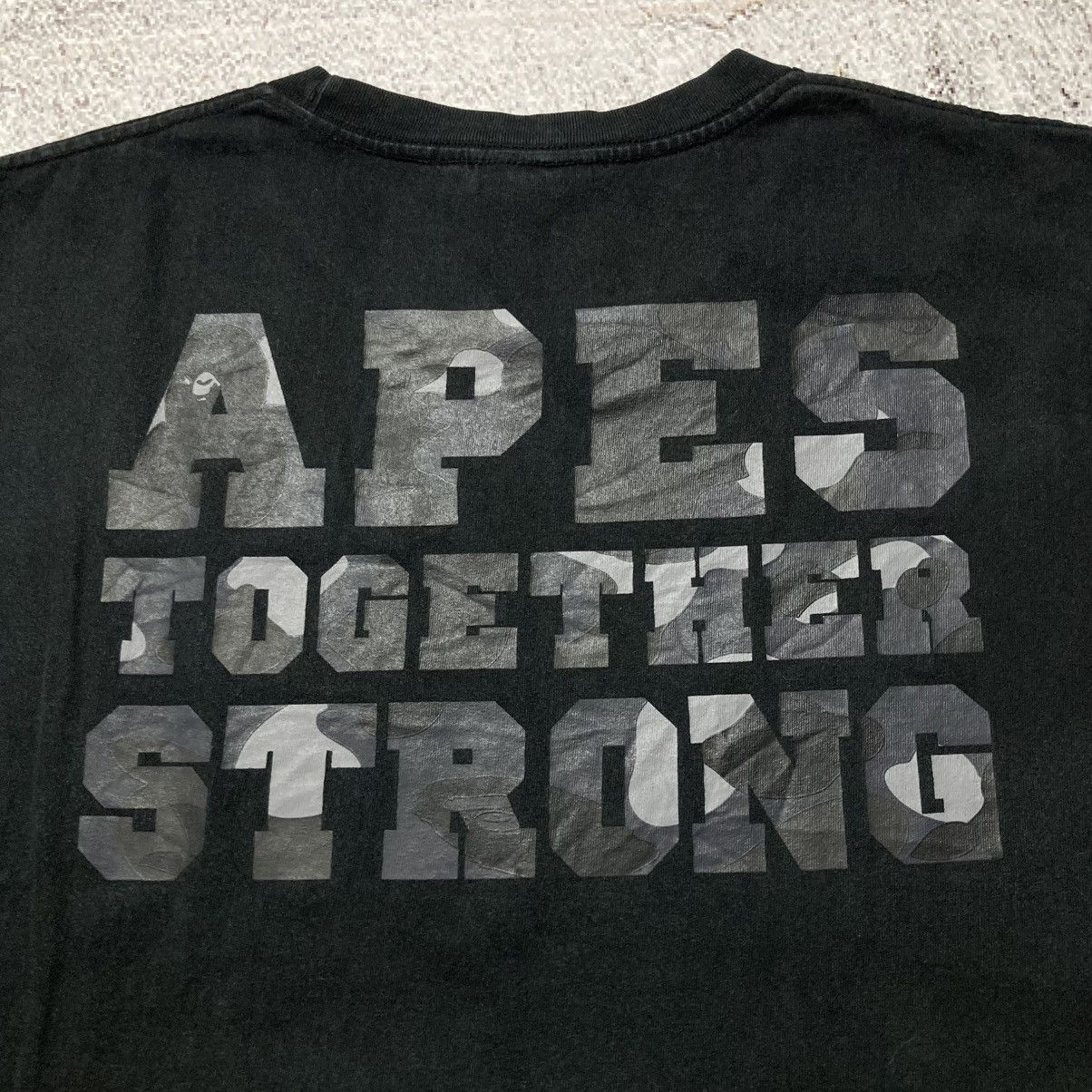 Bape Bape A Bathing Ape College Logo “Together Strong” Tee Black Size US XL / EU 56 / 4 - 11 Thumbnail