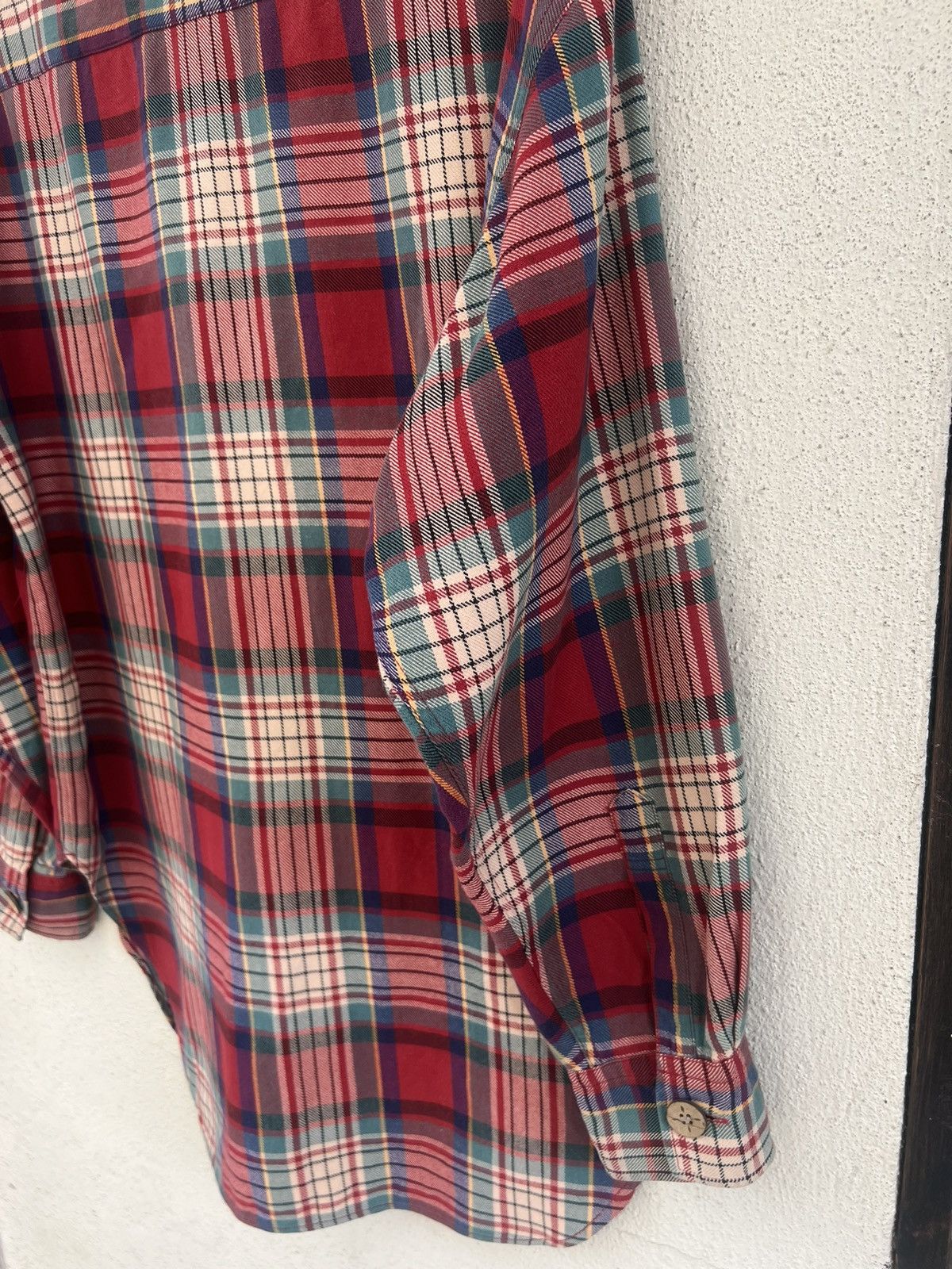 Nicole Club Vintage 90s Nicole Club For Men Plaid Tartan Flannel Shirt Size US L / EU 52-54 / 3 - 19 Thumbnail