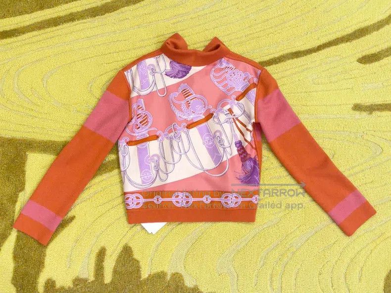 Hermes Hermes Watermelon Red Underwear - Cashmere and Silk Blend Size XXS / US 00 / IT 34 - 7 Thumbnail