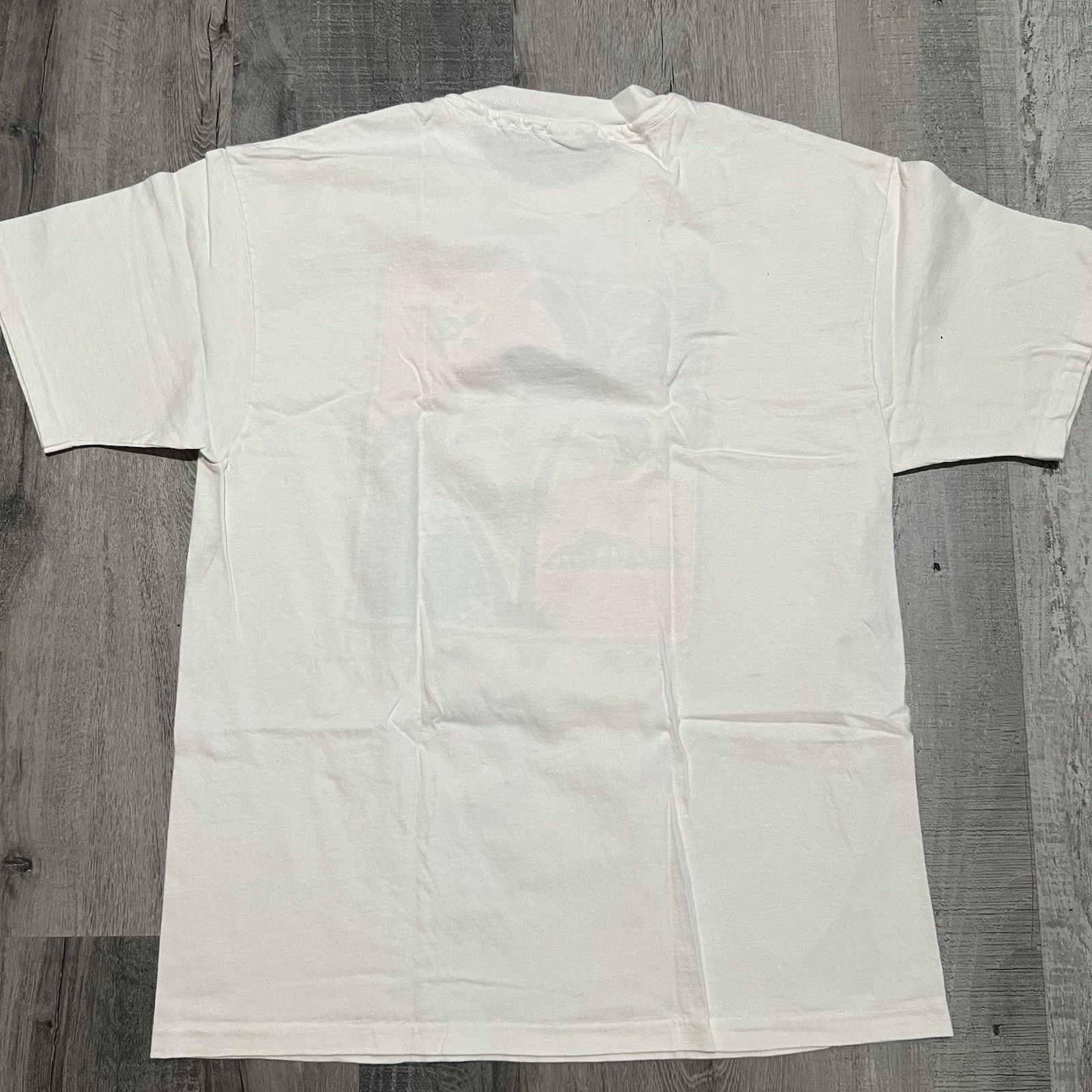 Hanes VTG Hawaii Palm Tree 1991 Neon Tropical Beach Ocean T Shirt Size US L / EU 52-54 / 3 - 2 Thumbnail