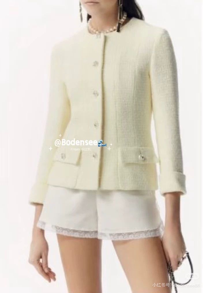 Chanel Chanel Knitted jacket with diamond buckle Size S / US 4 / IT 40 - 9 Thumbnail