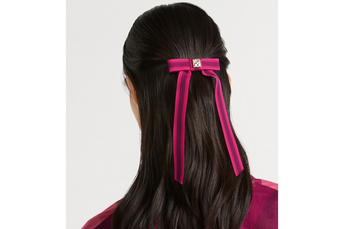 Dior o1w1db10326 Size:OS/Bayadere Motif in Pink/Purple Size ONE SIZE - 5 Thumbnail
