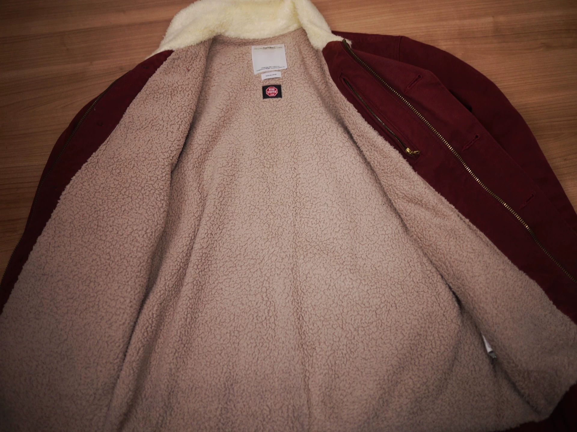 Visvim VISVIM DECKHAND JKT BURGUNDY 2 Used Size US M / EU 48-50 / 2 - 6 Thumbnail