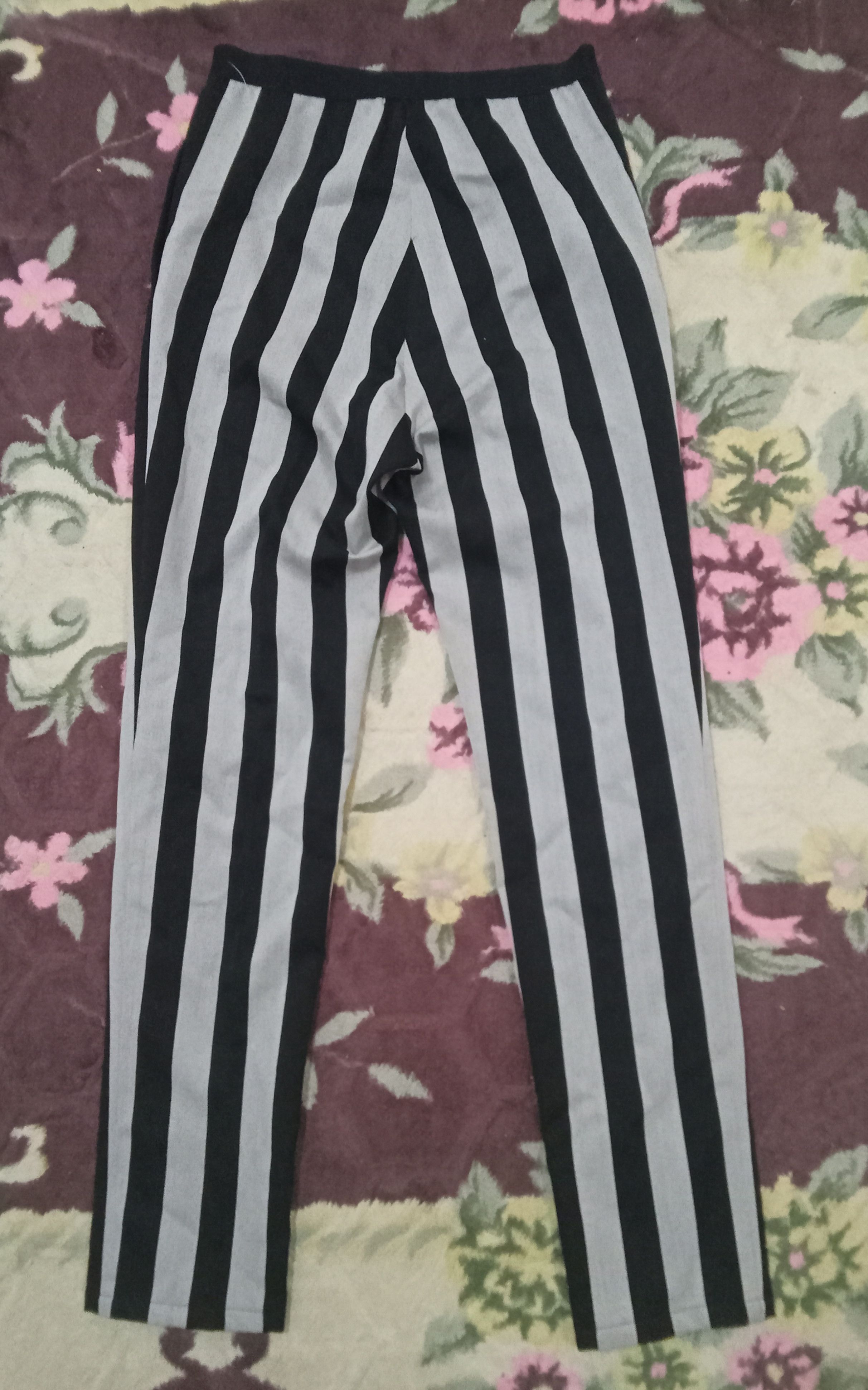 Designer × Limi Feu × Yohji Yamamoto Limi Feu Yohji Yamamoto Prisoner Stripes Pants Size 28" / US 6 / IT 42 - 2 Thumbnail